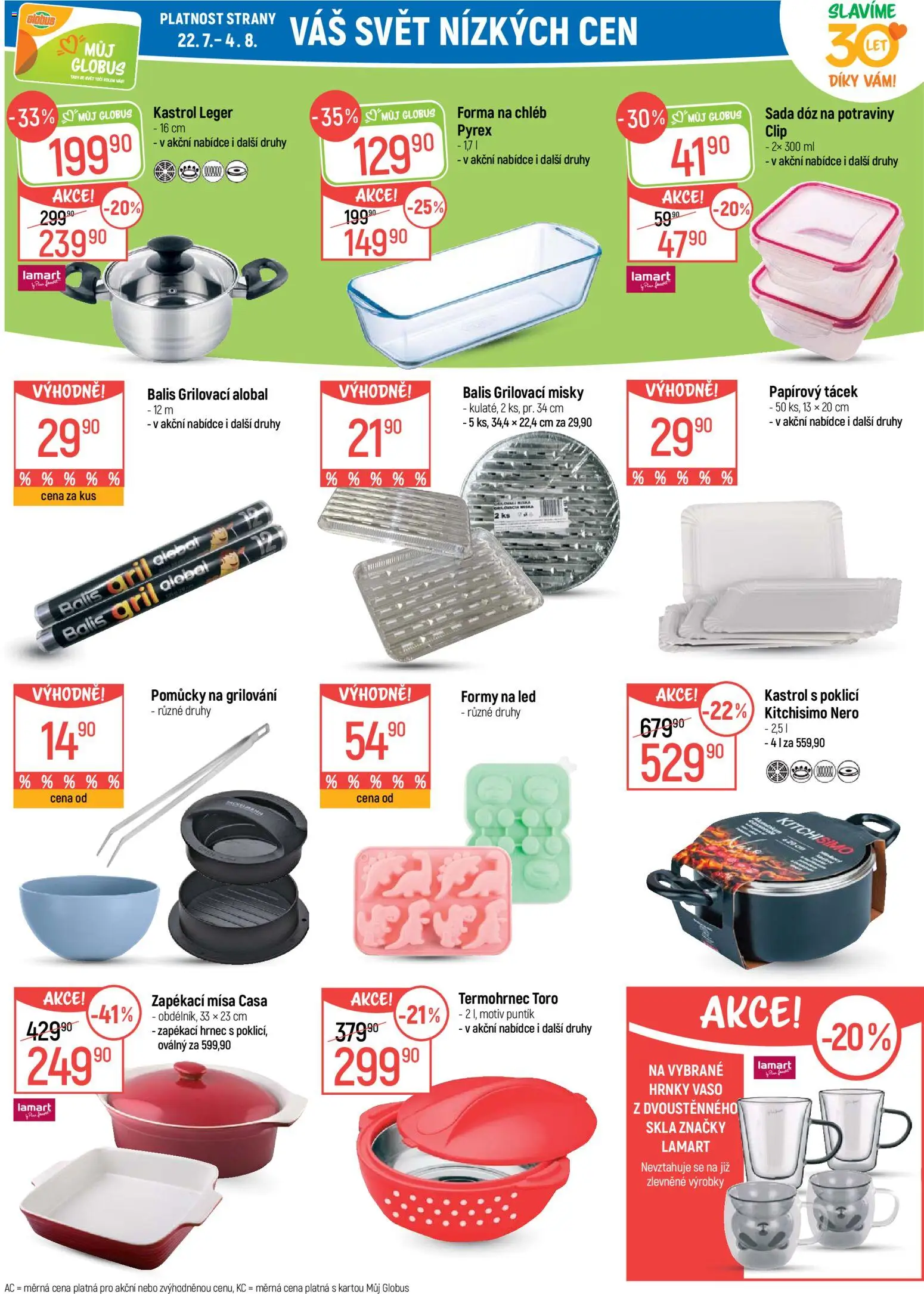 Globus leták od 22.07.2026 | Strana: 32 | Produkty: Hrnky, Grilování, Termohrnec, Hrnec