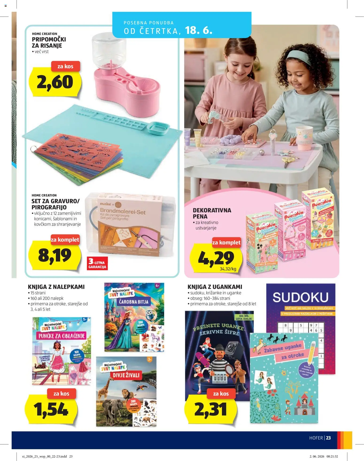 Hofer SI katalog | vrijedi od 10.06.2026 | Stranica: 23