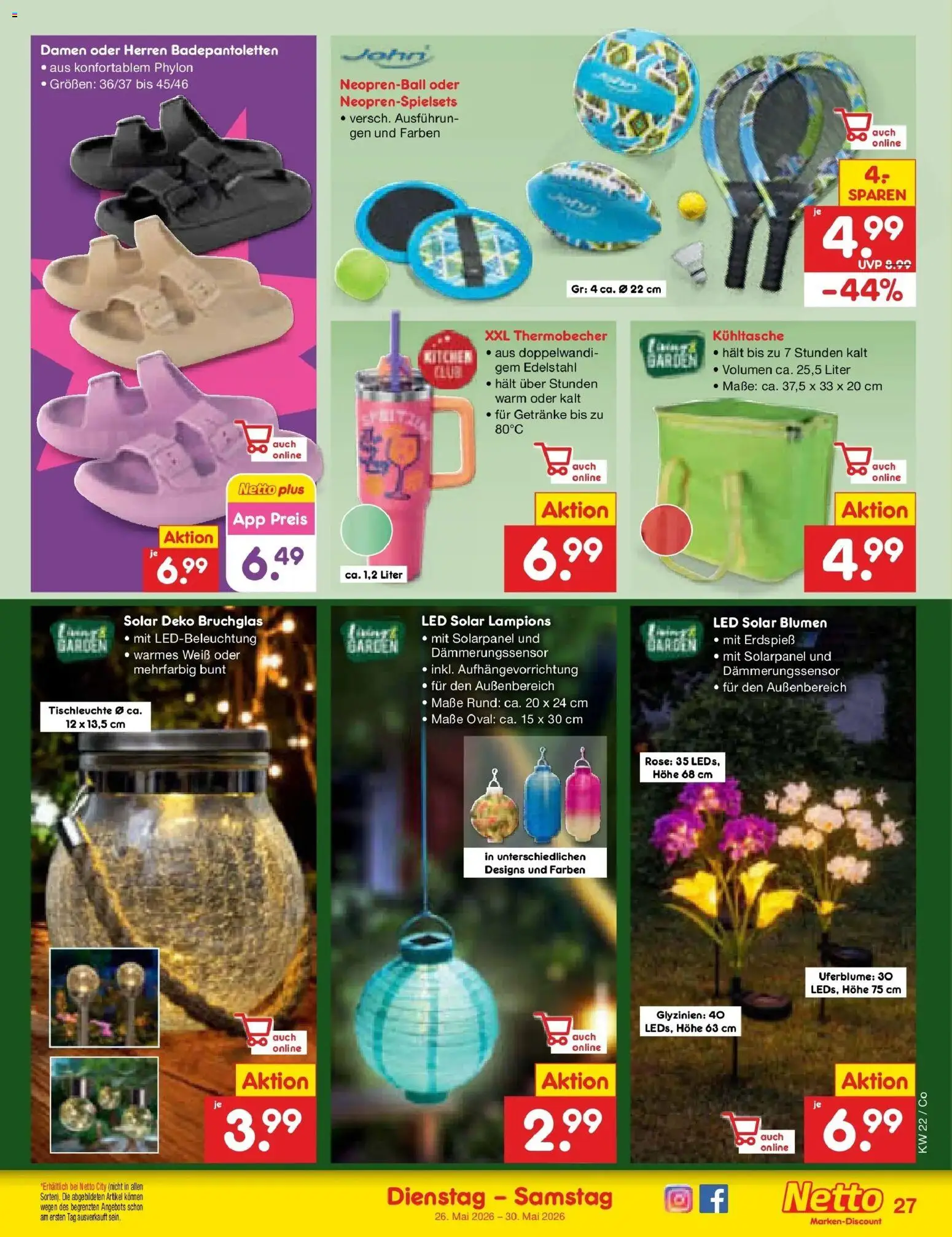 Netto Marken-Discount Prospekt Bitterfeld-Wolfen – gültig ab 26.05.2026 | Seite: 33 | Produkte: Blumen