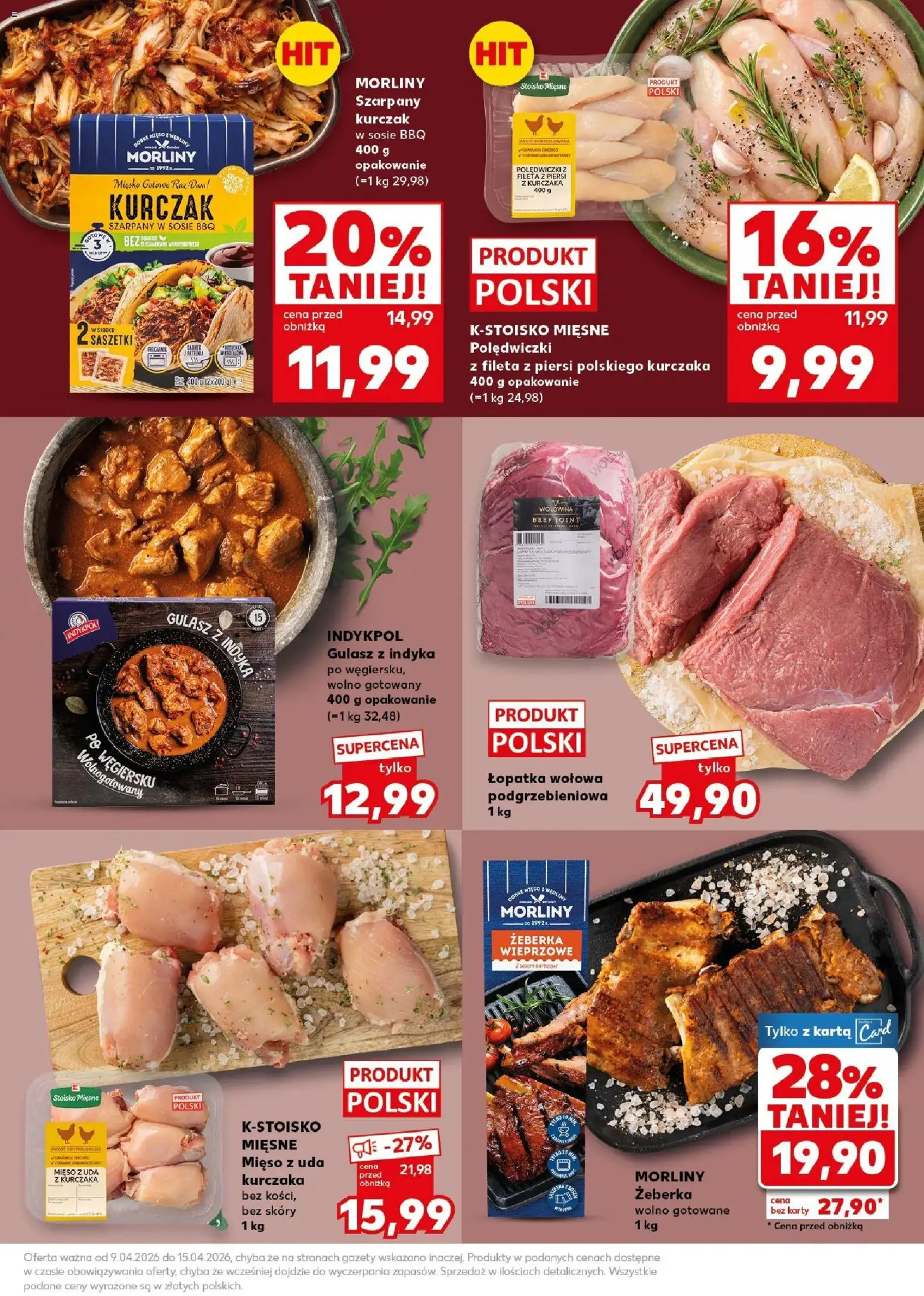 Kaufland gazetka - Mocny start od 13.04.2026 | Strona: 21 | Produkty: Kurczak, Piersi, Mięso, Wolno gotowane