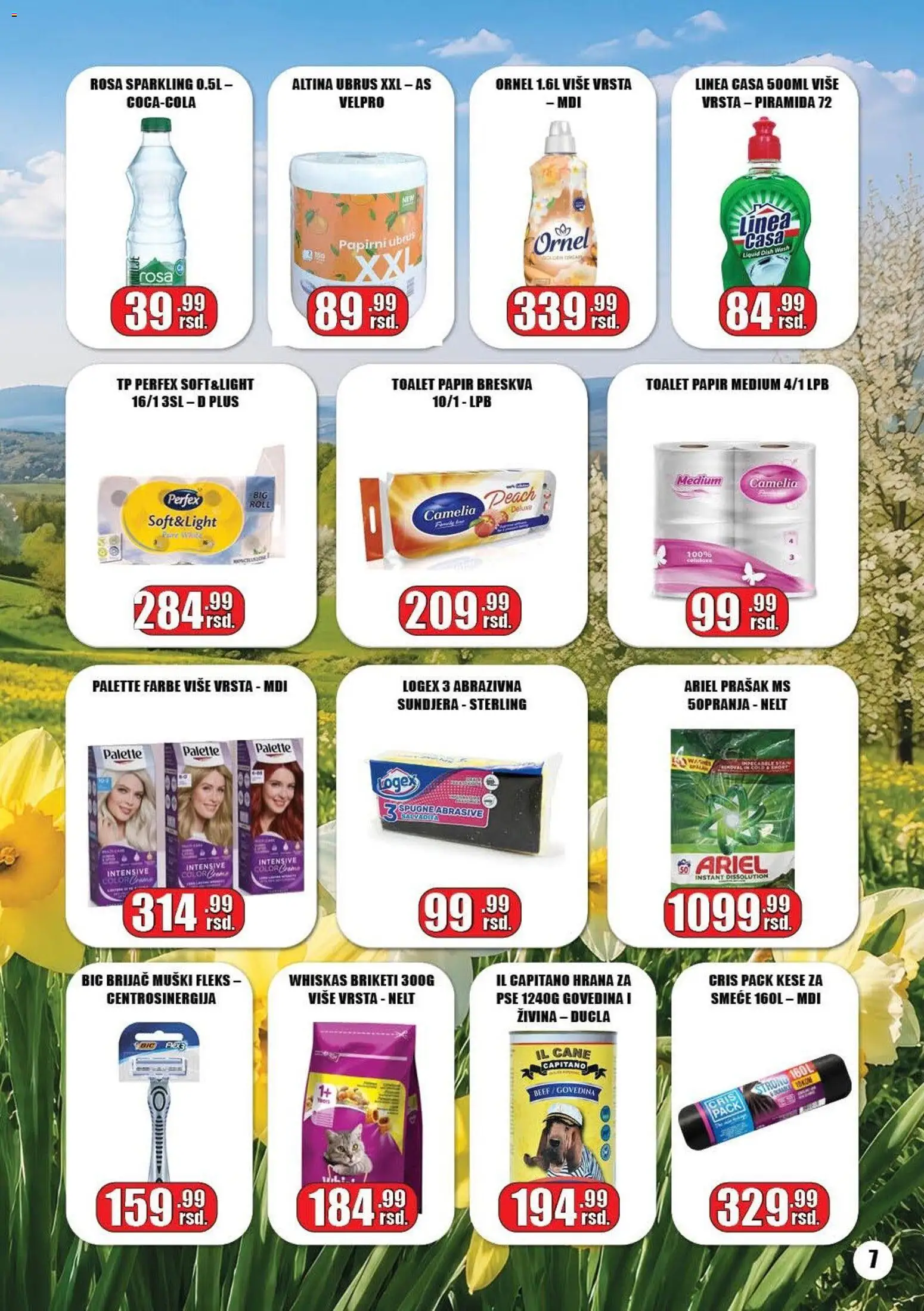 Gala MARKET katalog - važi od 05.05.2026 | Strana: 5 | Proizvode: Govedina, Brijač, Toalet papir, Breskva