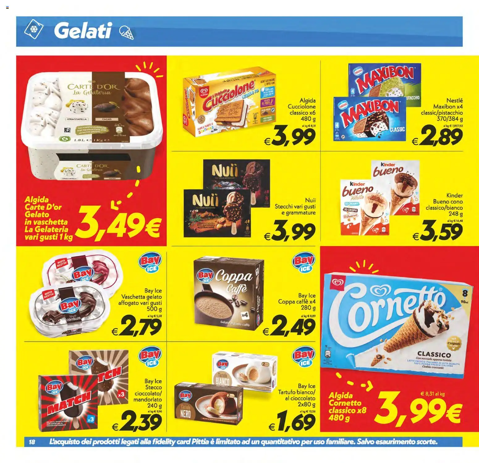 Volantino SuperConveniente del 01/09/2026 | Pagina: 18 | Prodotti: Tartufo, Cioccolato, Cornetto, Panna