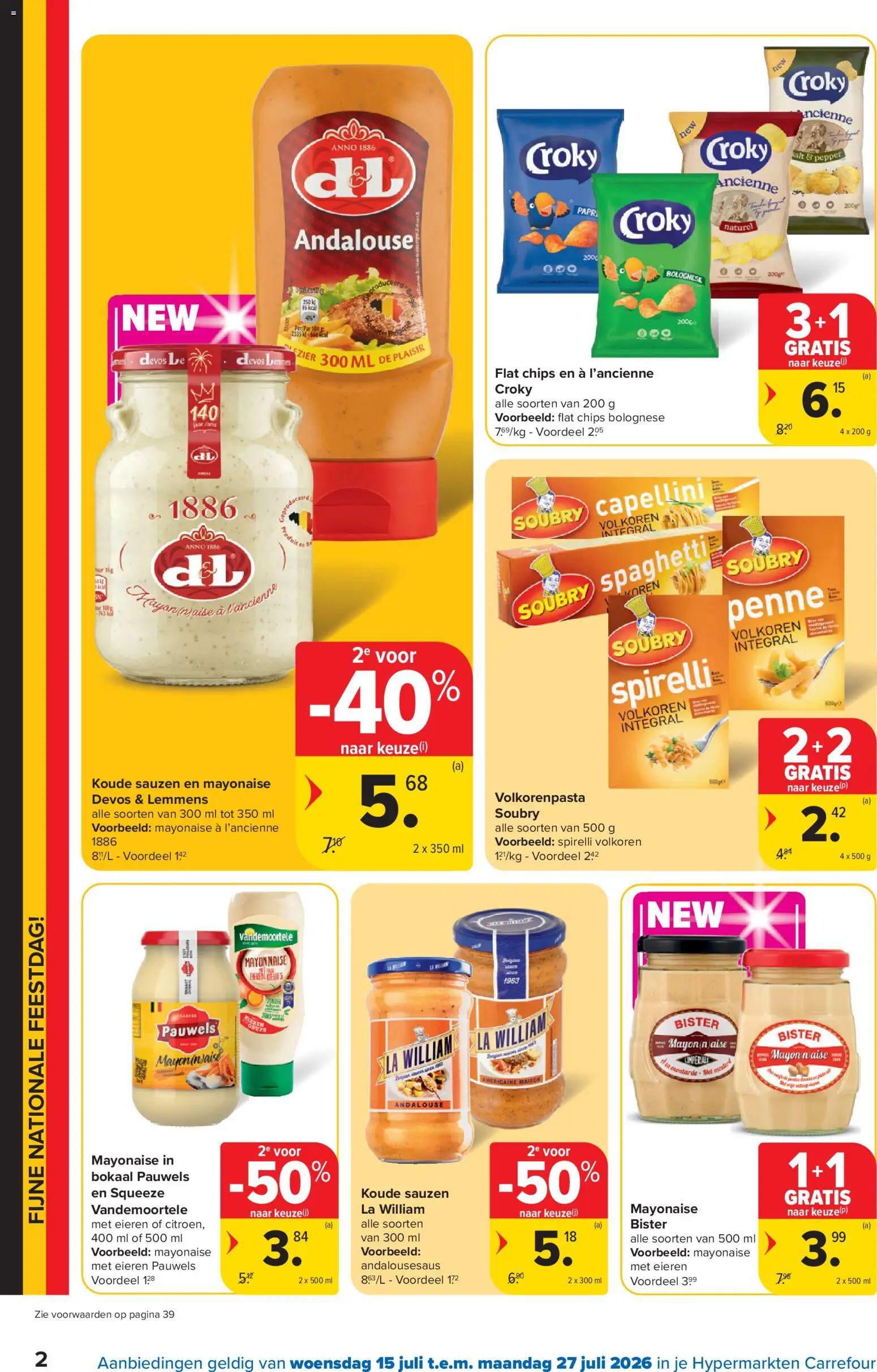 {H1} | Pagina: 2 | Producten: Pasta, Chips, Saus, Keksajt