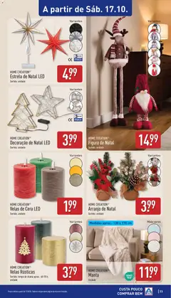 Pré-visualização HOME CREATION® Decoração de Natal LED, HOME CREATION® Decoração de Natal LED válido de 12/10/2026 | Página: 33 | Produtos: Cera, Manta, Decoração, Velas