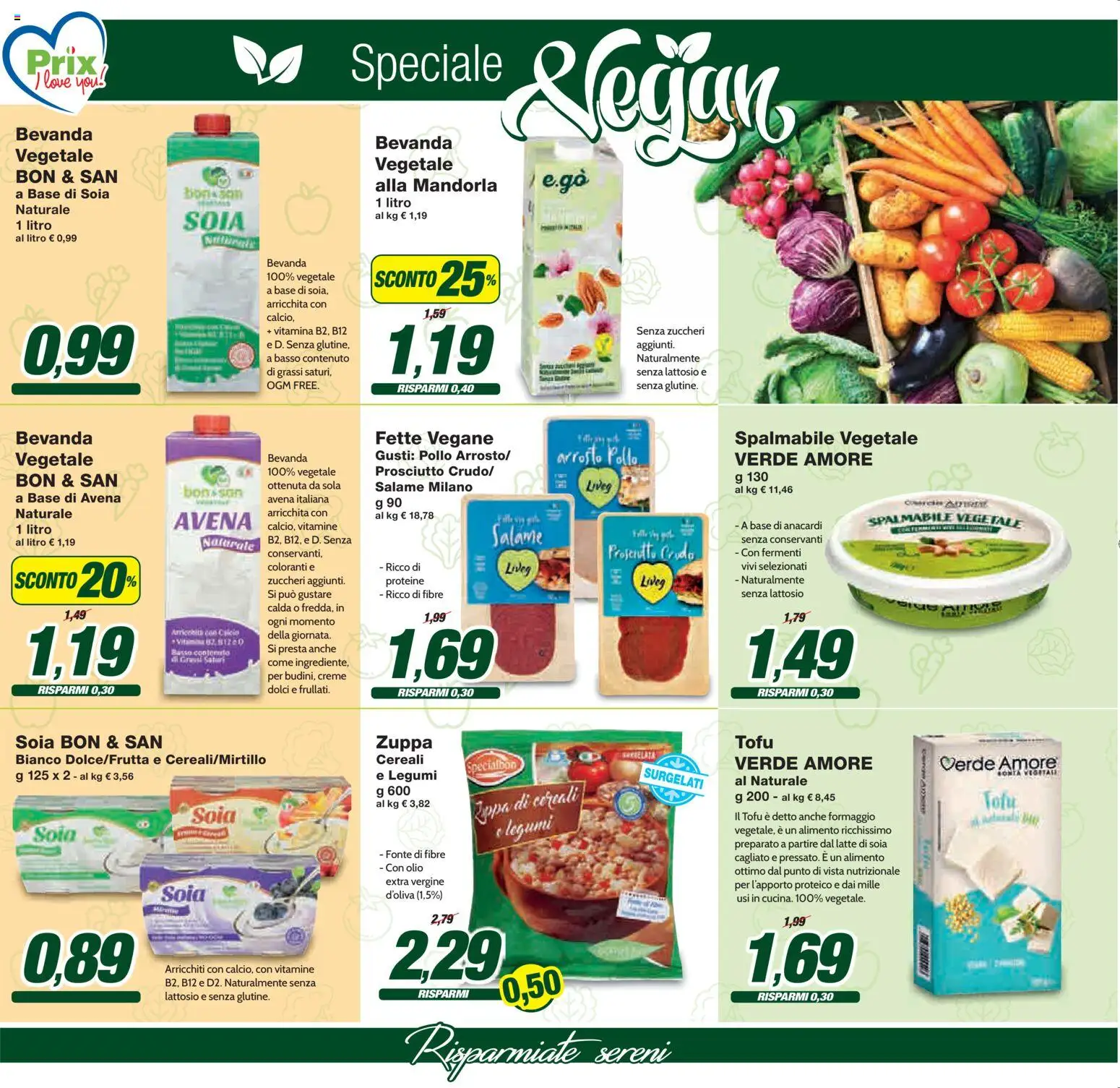 Volantino Prix del 10.04.2026 | Pagina: 14 | Prodotti: Legumi, Cereali, Olio, Olio extra vergine