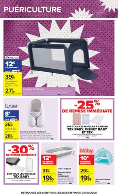 Carrefour - Prévisualisation de Carrefour catalogue valide à partir de 09.06.2026 | Page: 86 | Produits: Transat, Tente, Matelas, Parapluie