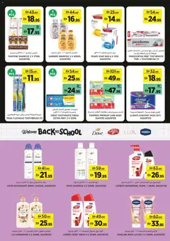 Preview of Géant catalogue valid from 10 Sep, 2026 | Page: 13 | Products: Toothbrush, Multivitamins, Shampoo, Handwash