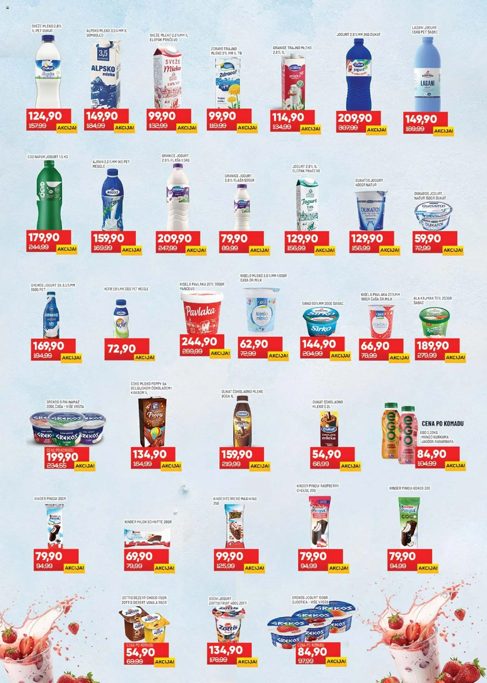 Medius katalog - važi od 30.06.2026 | Strana: 6 | Proizvode: Dukatos, Mleko, Jogurt, Pavlaka