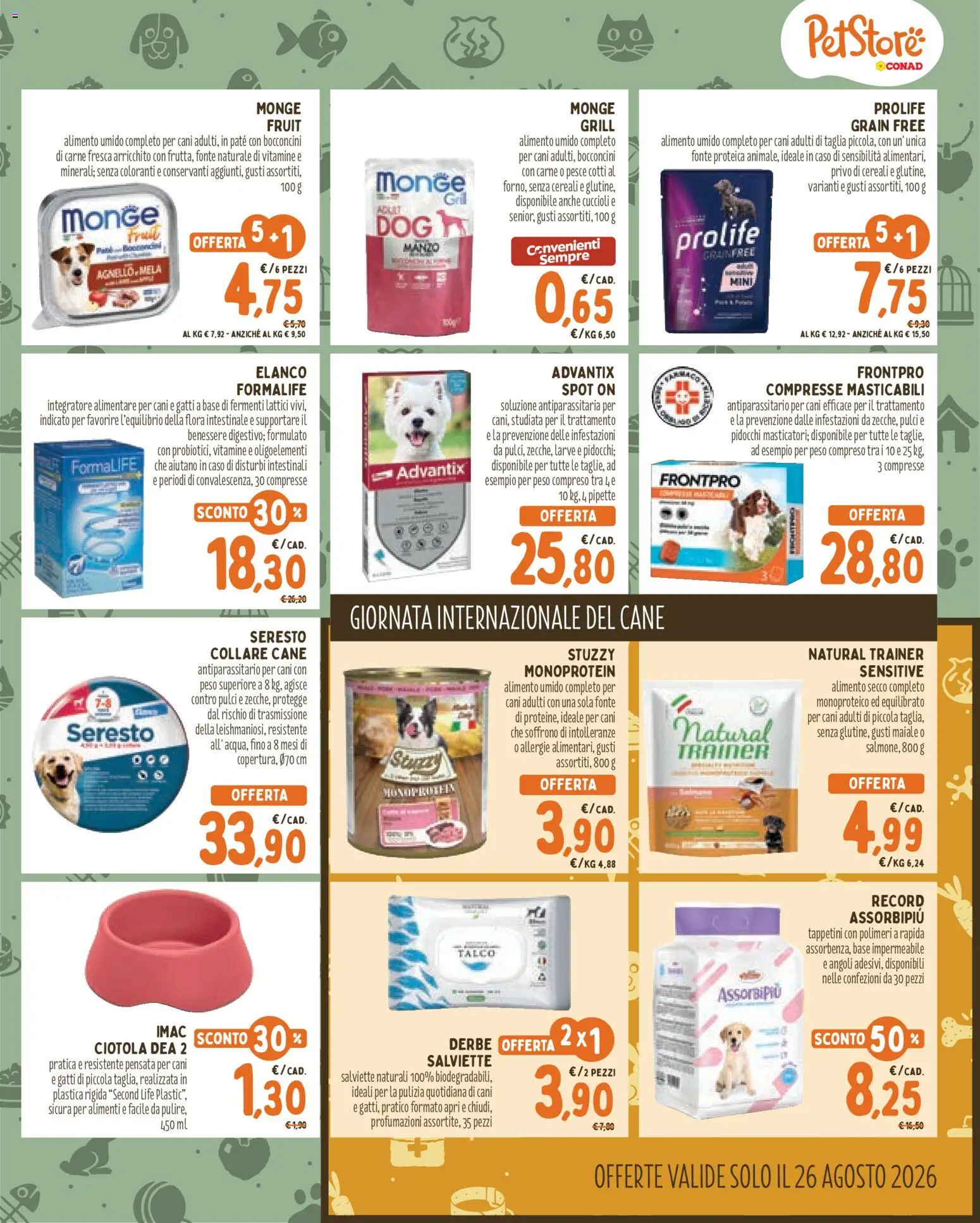 Volantino Conad del 29/07/2026 | Pagina: 3 | Prodotti: Paté, Pesce, Manzo, Cereali