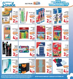Anteprima del volantino PASTELLI ERGONOMICI FABER CASTELL, conf. da 18 pezzi valido a partire dal 10/09/2026 | Pagina: 27 | Prodotti: Notebook, Acqua, Colla, Penne