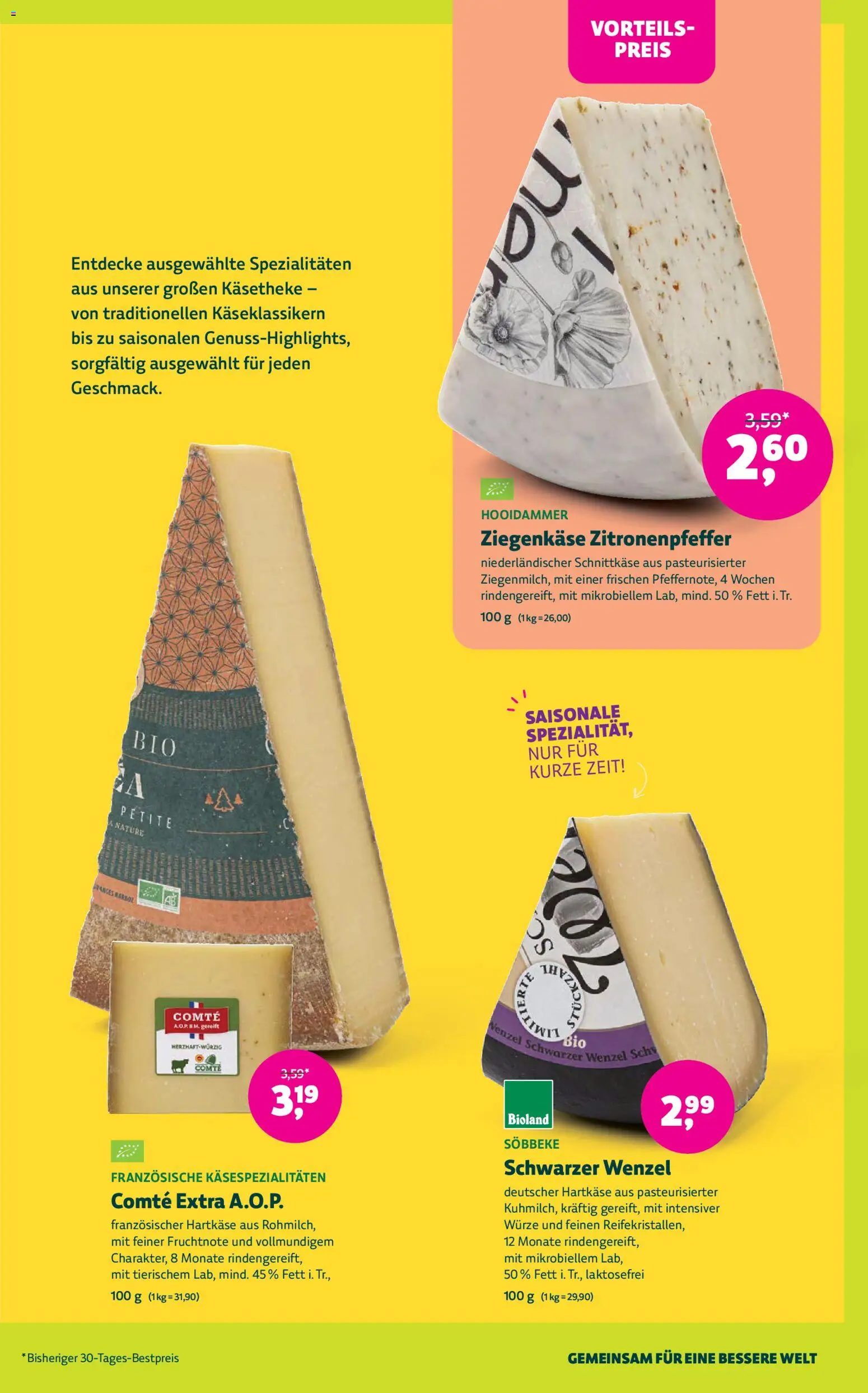 Denns BioMarkt Angebote – gültig ab 23.09.2026 | Seite: 7 | Produkte: Spezialitäten, Ziegenkäse