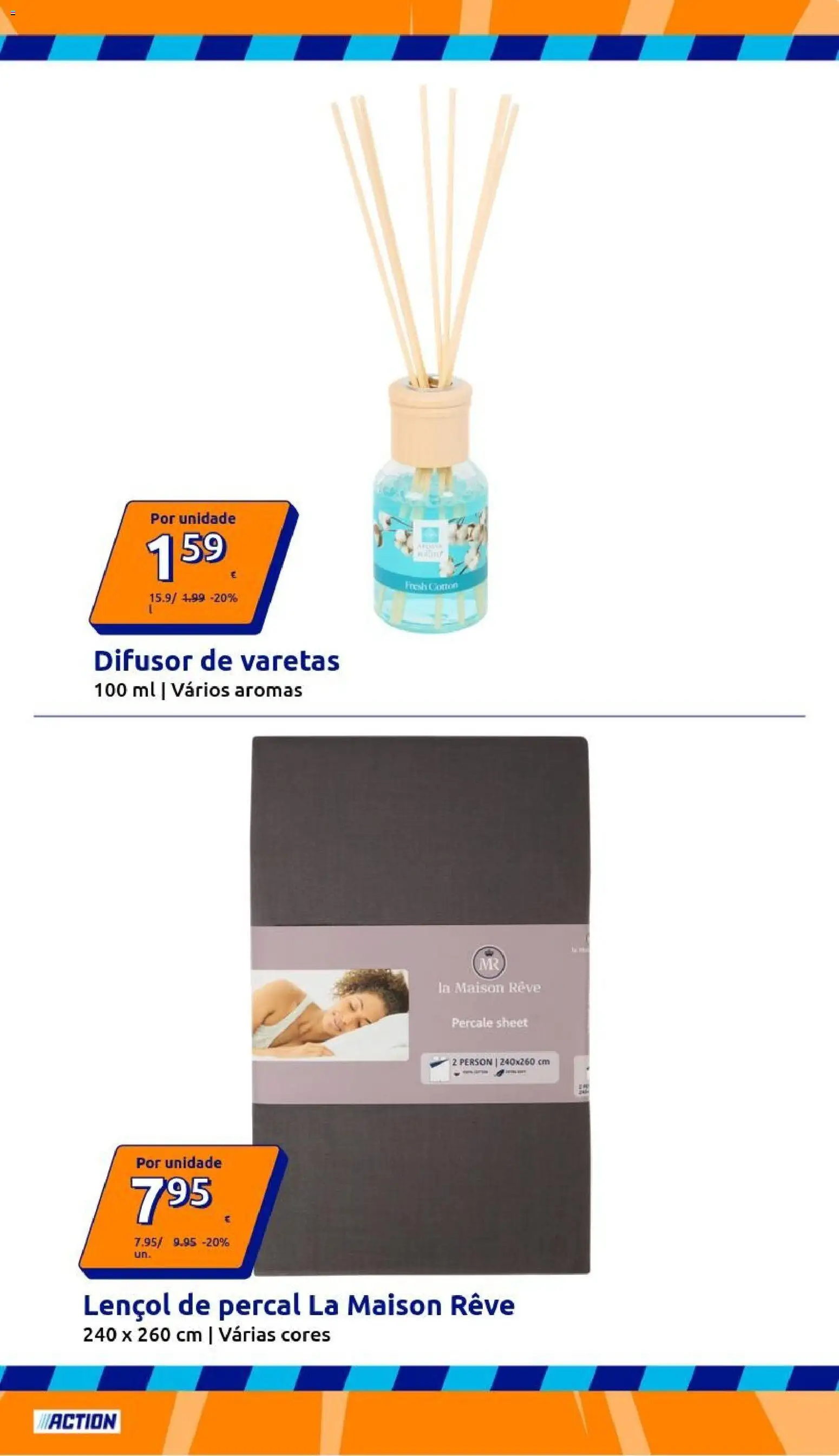 Action folheto │ válido de 06.05.2026 | Página: 15 | Produtos: Lençol, Difusor