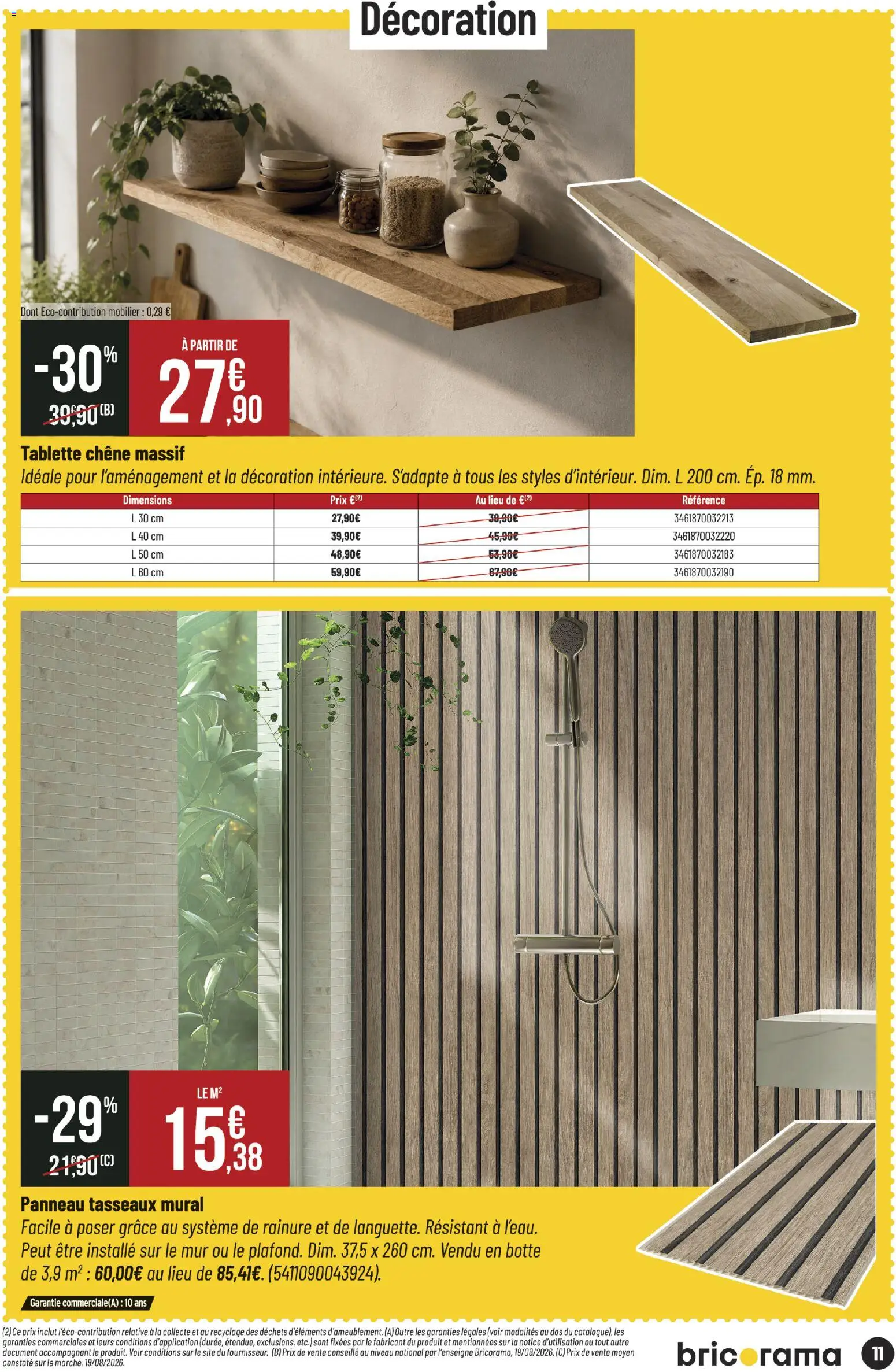 {H1} | Page: 11 | Produits: Tablette, Décoration