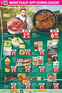 Marktkauf Prospekt ab 08.06.2026 gültig | Seite: 2 | Produkte: Rumpsteak, Olivenol, Baguette, Salat