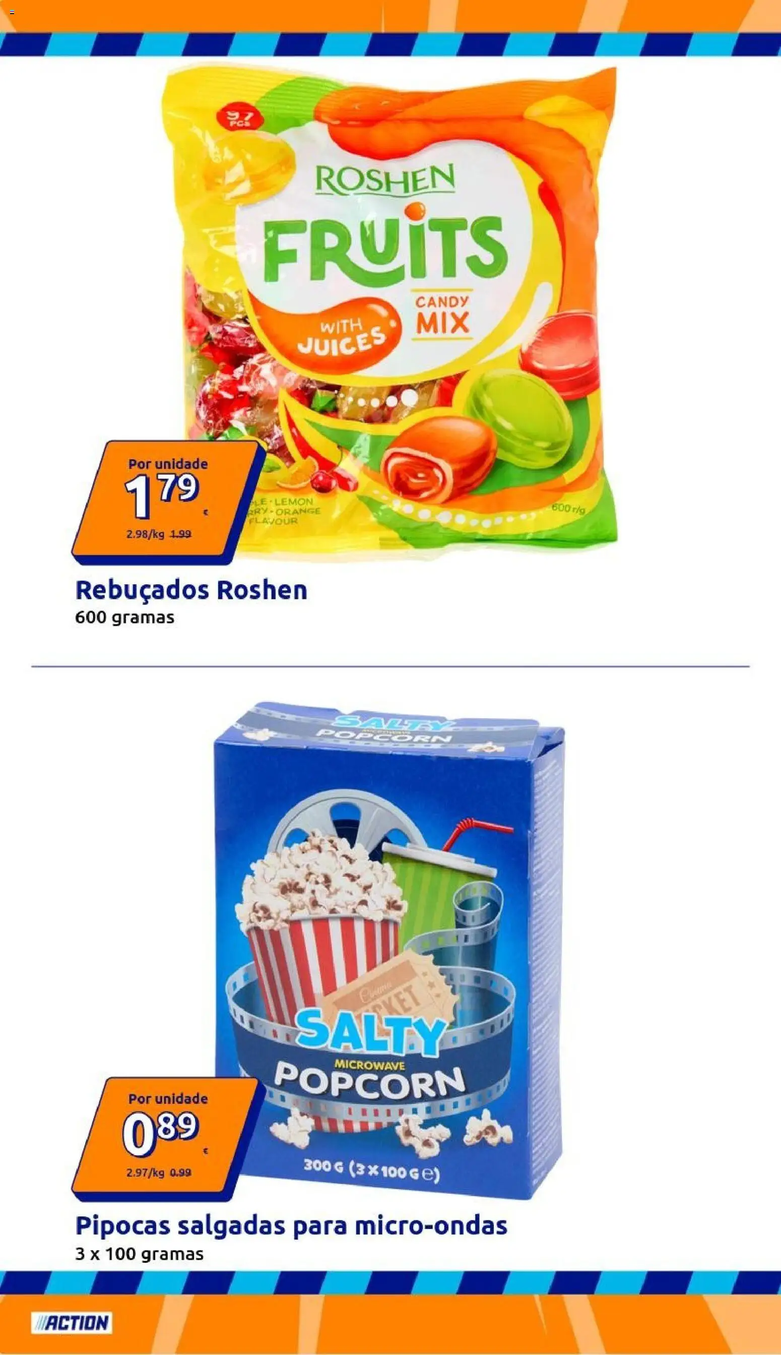 Action folheto │ válido de 02/09/2026 | Página: 12 | Produtos: Pipocas, Rebuçados, Microondas