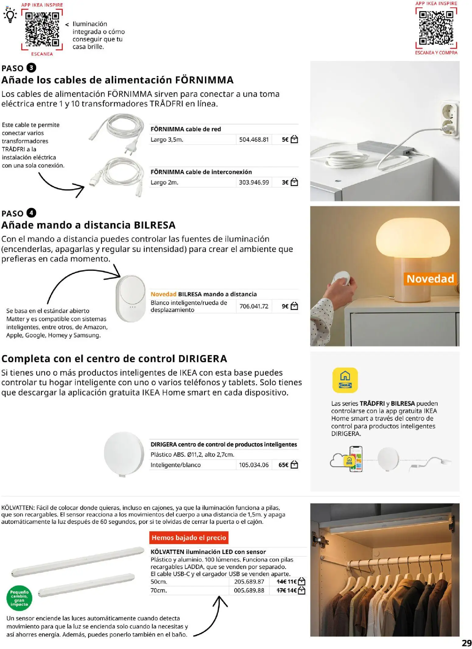 Catálogo IKEA Pax y Komplement │ válido desde el 01.02.2026 | Página: 29 | Productos: Té, Cable, USB, Galette de chaise