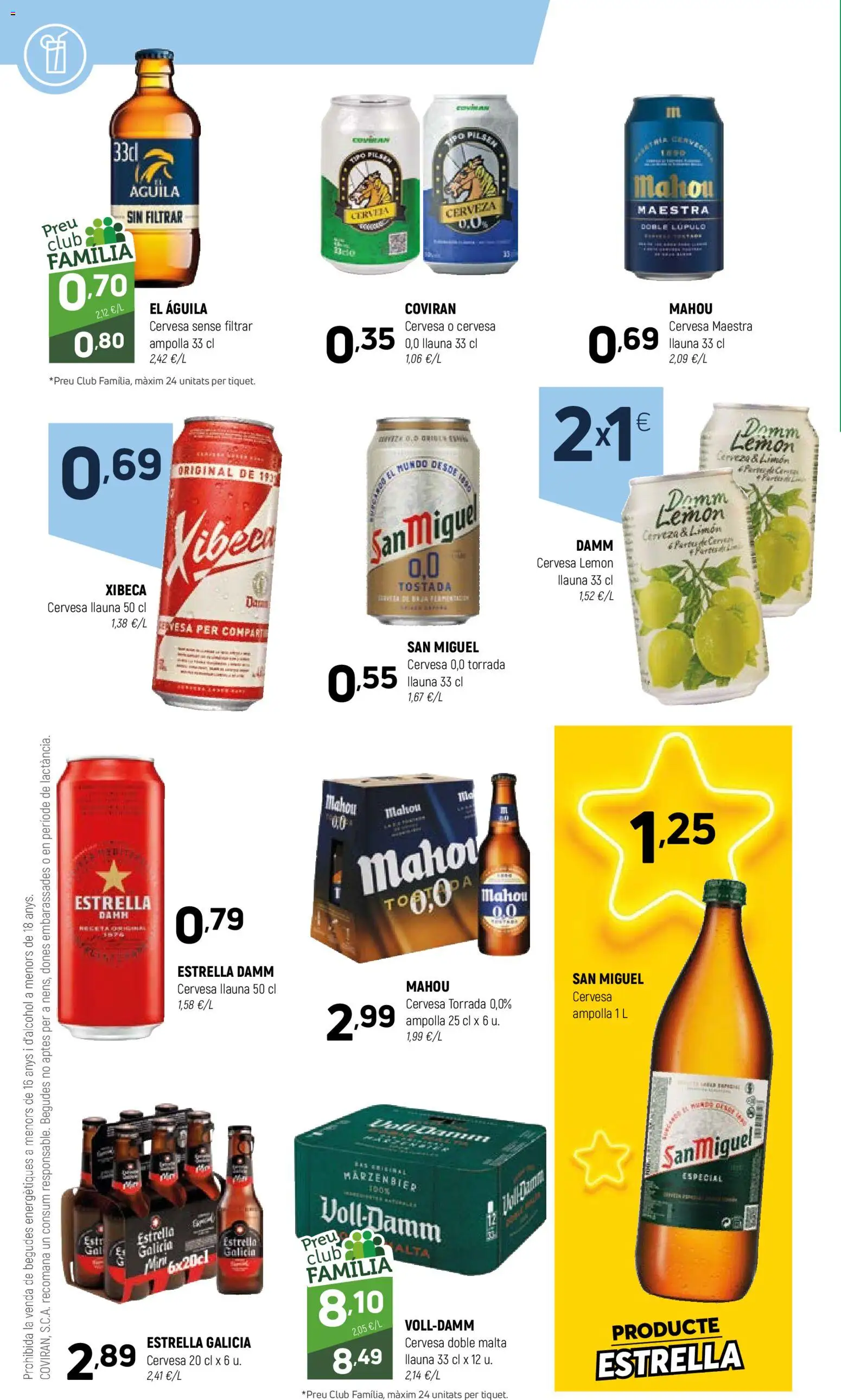 Coviran Ofertas │ válido desde el 20/10/2026 | Página: 12 | Productos: Cerveza, Venda, Limón