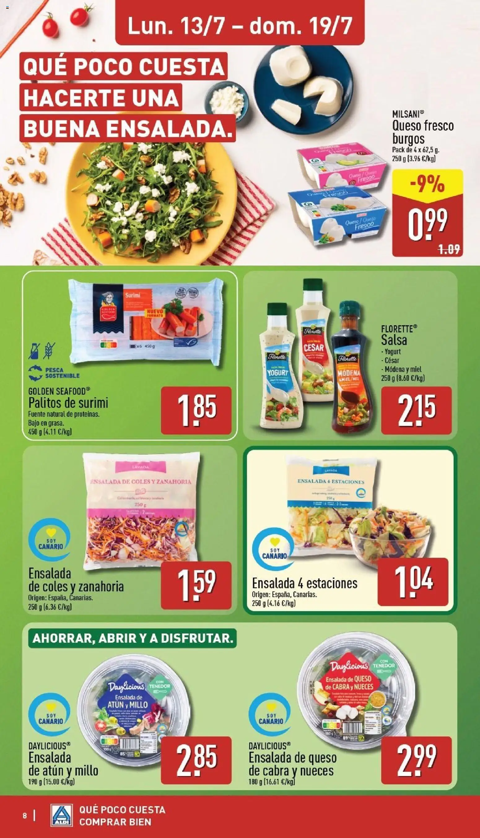 Aldi folleto Canarias │ válido desde el 13/07/2026 | Página: 8