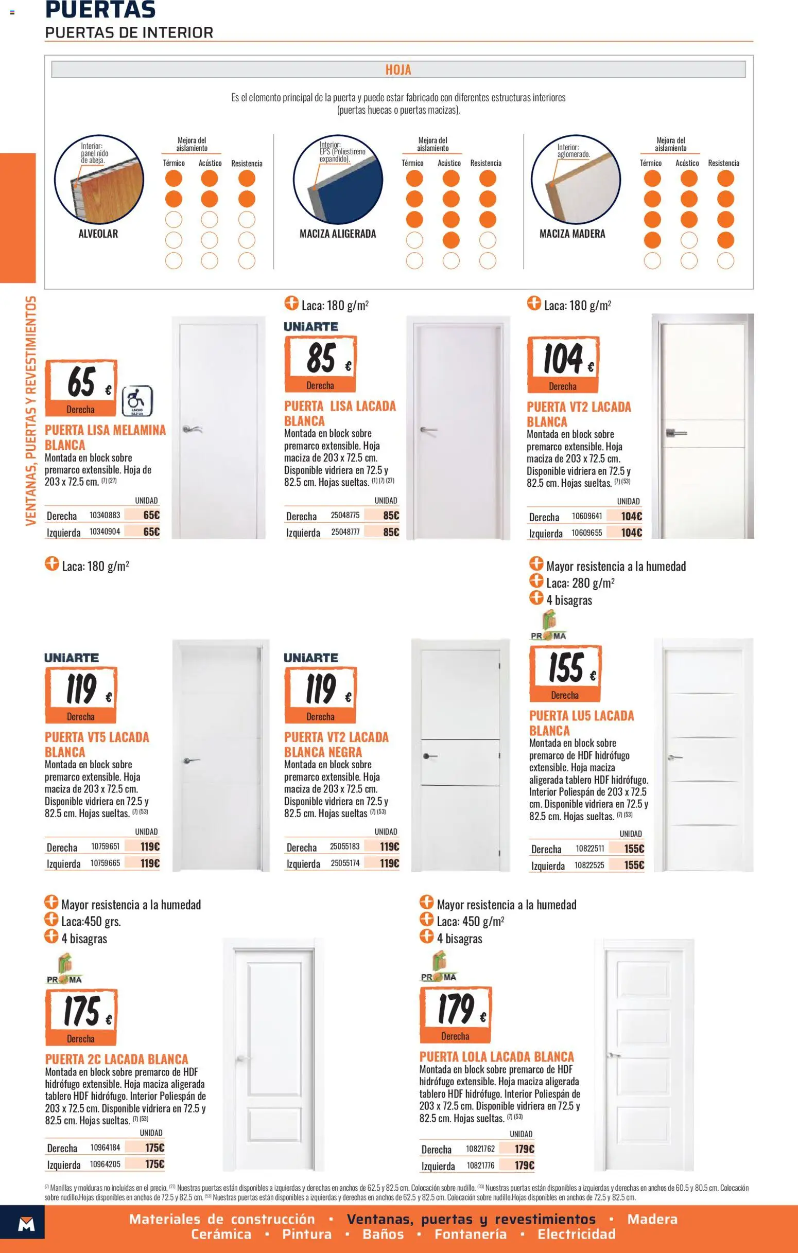 Obramat - Reformas Otono Imprenta Almacenes 29 Alicante 2026 │ válido desde el 09/10/2026 | Página: 24 | Productos: Puertas