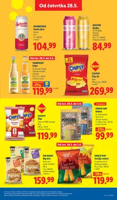 SOMERSBY Cider, Sa ukusom manga i limete ili kruške 4,5% Vol. 0,33 l - pregled Lidl kataloga - važi od 28.05.2026 | Strana: 49