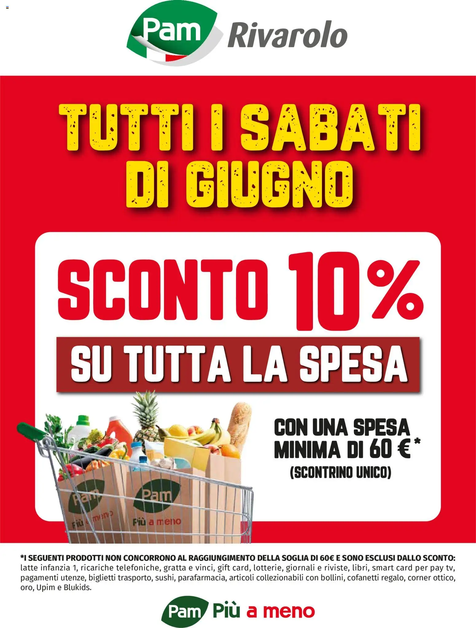 Volantino PAM del 01.06.2026 | Pagina: 1 | Prodotti: Latte