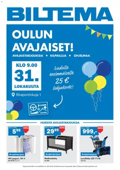 Biltema-mainoslehti voimassa 31/10/2026 alkaen