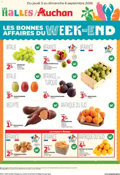 Auchan Les bons plan du week end- hyper - Voorbeeld van een folder van Auchan, geldig van 03/09/2026