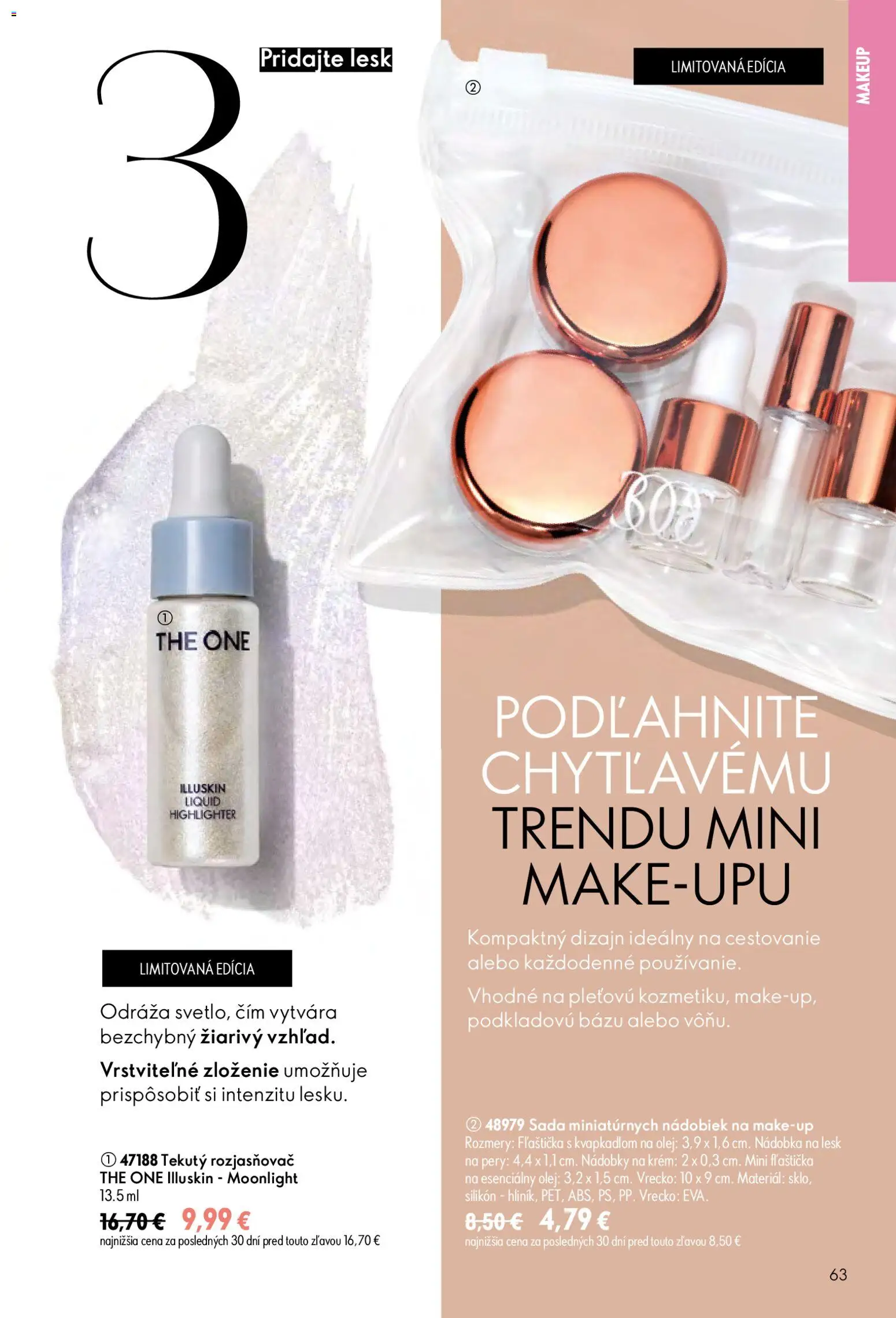 Nové Oriflame akcie – leták je platný od 17.06.2026 | Strana: 63 | Produkty: Olej, Rozjasňovač, Krém