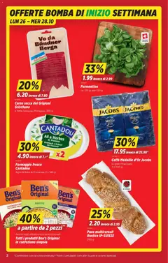 Denner aktionen IT ab 22.10.2026 gültig | Seite: 2 | Produkte: Pane, Knoblauch