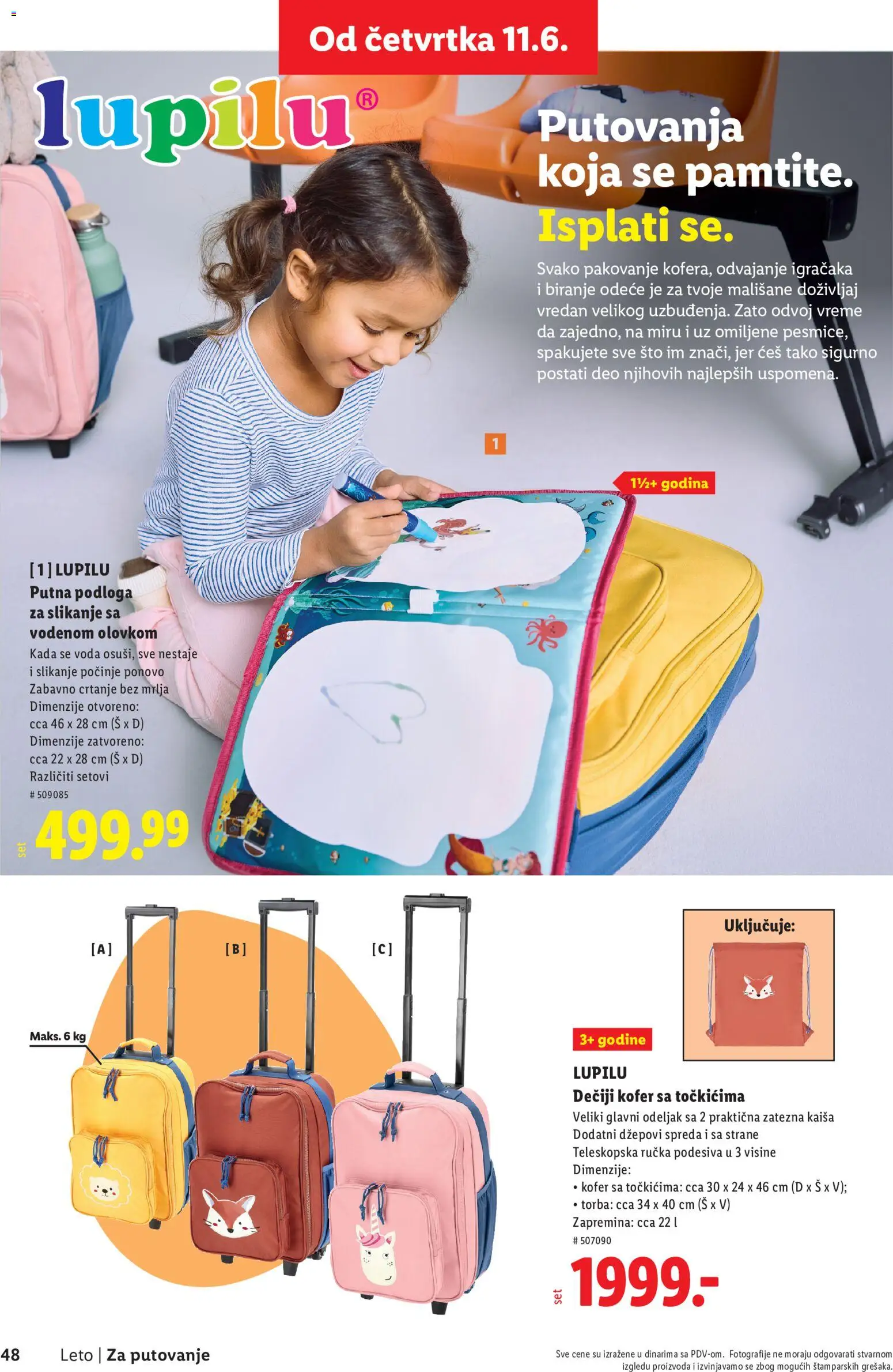 Lidl katalog - važi od 28.05.2026 | Strana: 48 | Proizvode: Kofer, Voda, Pakovanje, Torba