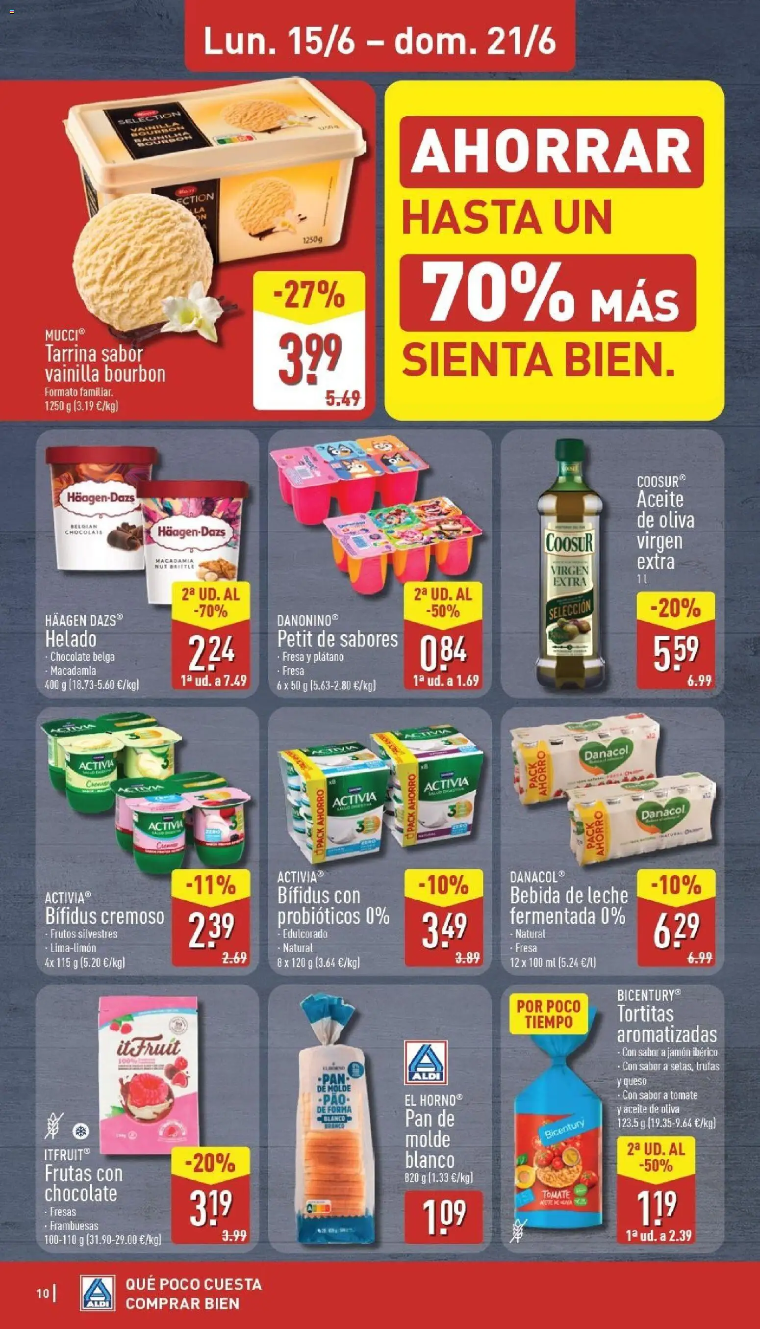 Aldi folleto Baleares │ válido desde el 15.06.2026 | Página: 10 | Productos: El horno, Queso, Fresas, Pan de molde