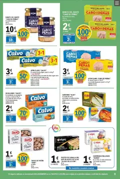 Vista previa E.Leclerc folleto válido desde el 04.05.2026 | Página: 9 | Productos: Tacos, Té, Aceite de oliva, Atún claro