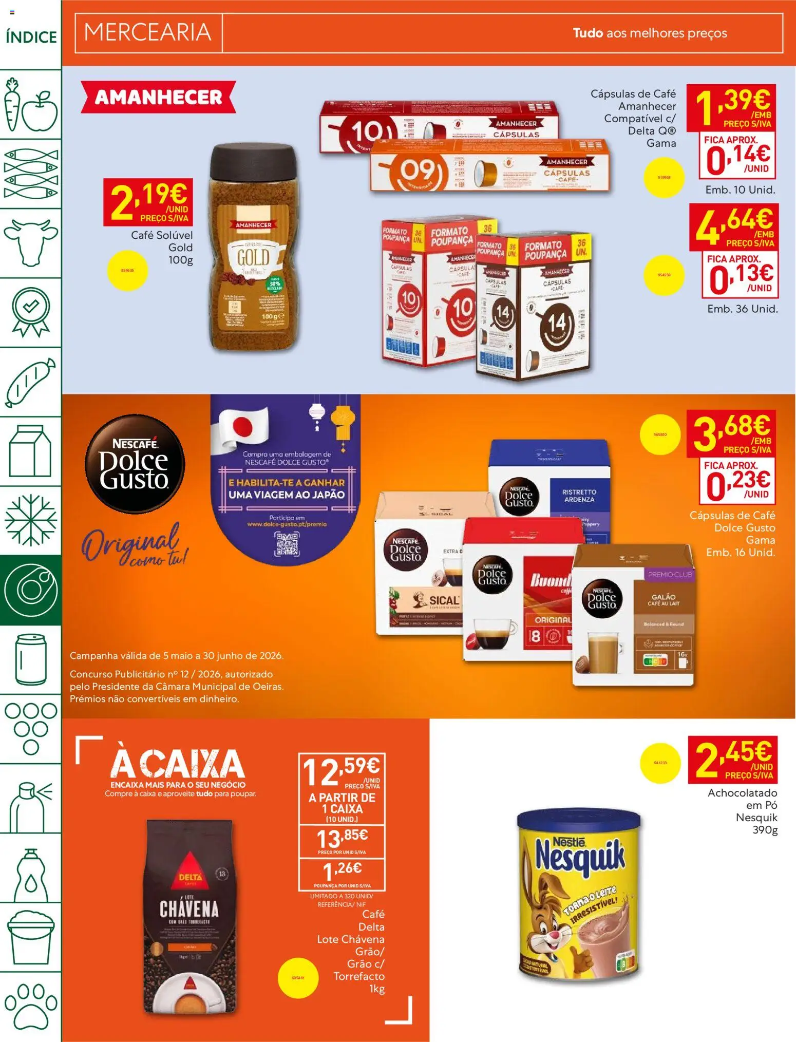 Recheio folheto │ válido de 19.05.2026 | Página: 28 | Produtos: Leite, Nestlé, Café, Dolce gusto