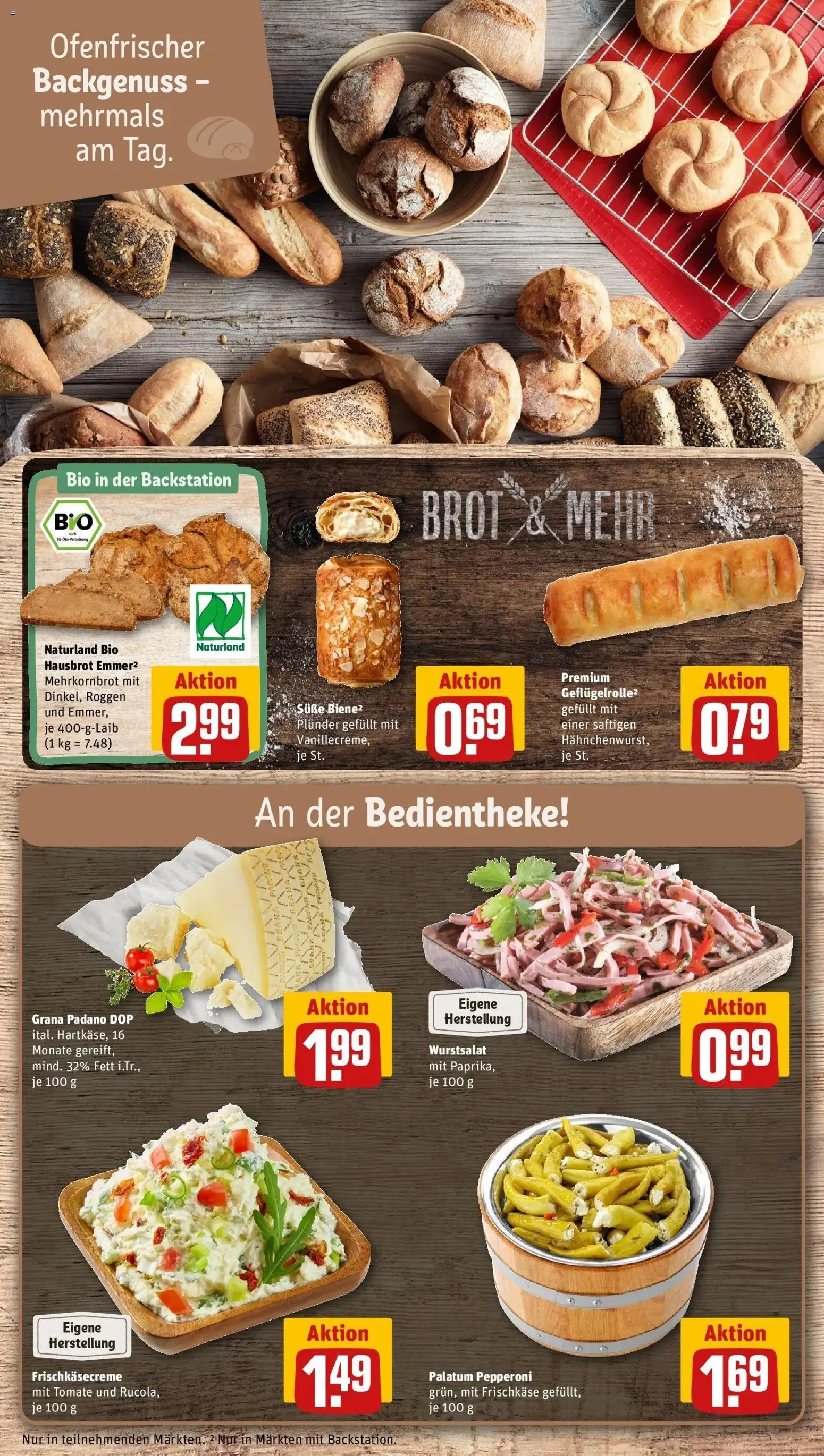 Rewe Prospekt Anröchte	 – gültig ab 10.05.2026 | Seite: 13 | Produkte: Brot, Frischkase