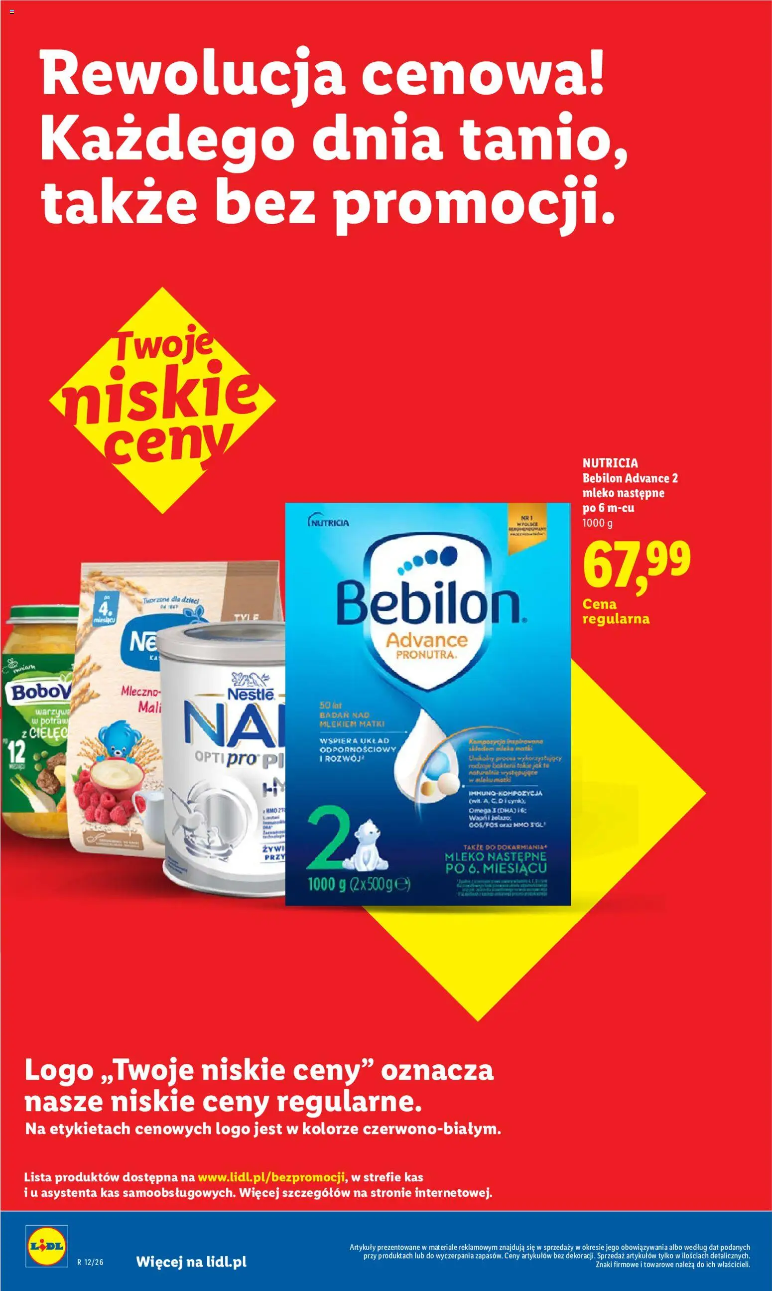 Lidl gazetka - Oszczędzaj każdego dnia od 04.07.2026 | Strona: 32 | Produkty: Nestle nan optipro plus, Omega, Mleko, Warzywa