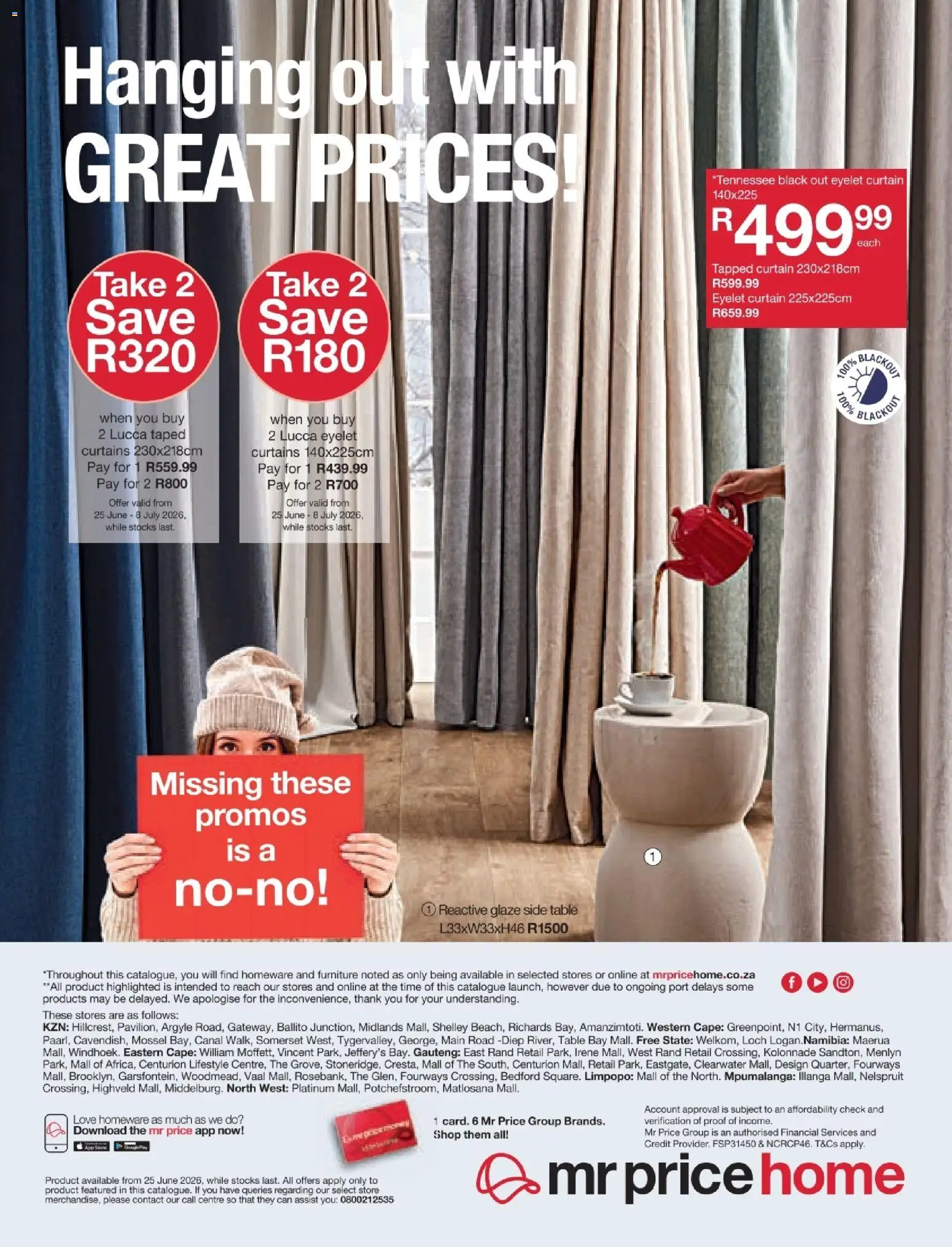 New MRP Home catalogue – valid from 25/06/2026 | Page: 16 | Products: Side table, Table