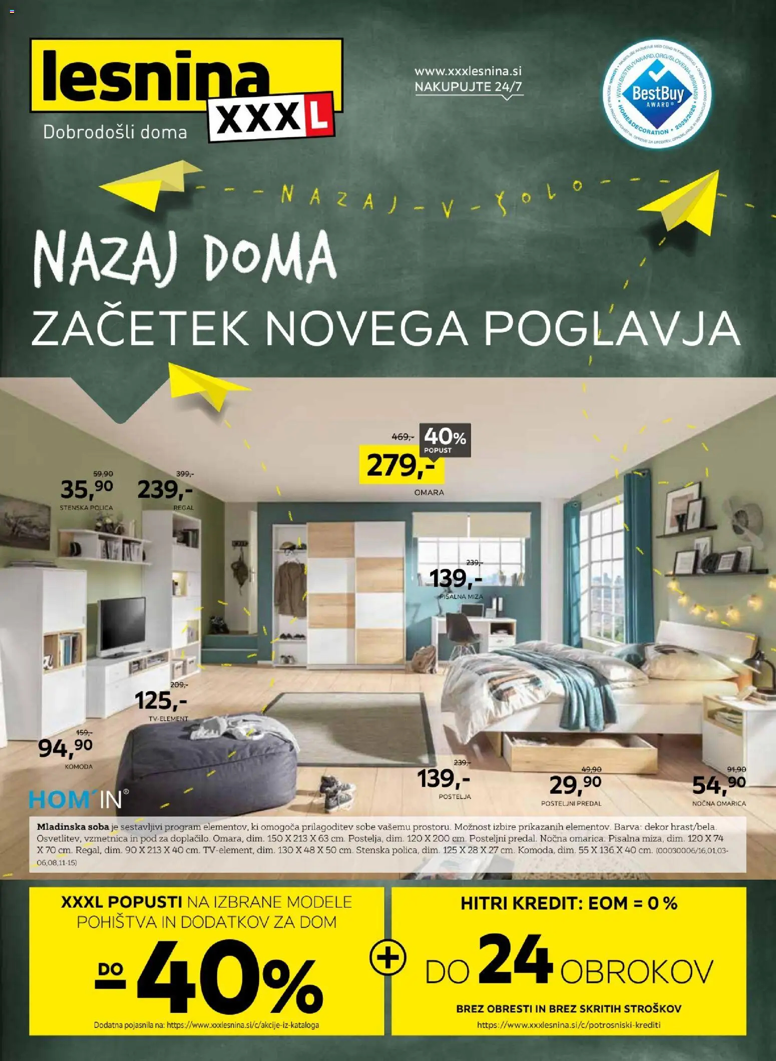 Novi XXXL Lesnina katalog ponudbe – veljaven od 18.08.2026 | Stran: 1 | Izdelki: Komoda, Nocna omarica, Barva, Omarica