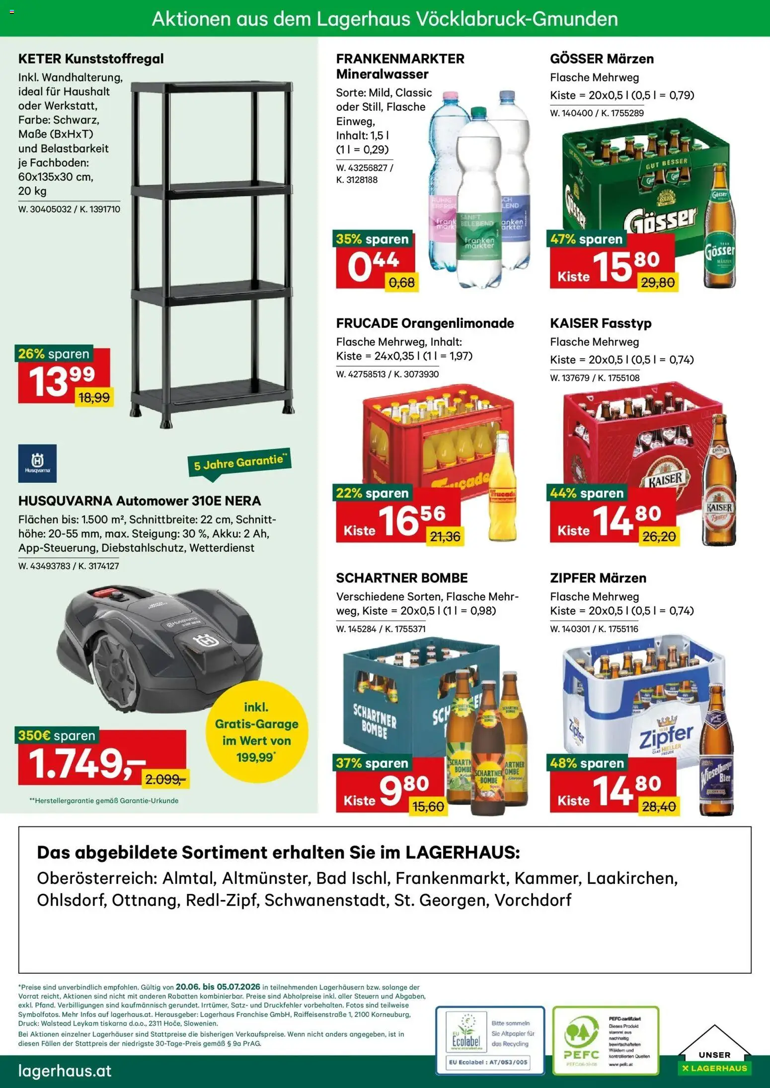 Lagerhaus Wochen Angebote gültig ab 20.06.2026 | Seite: 4