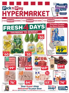 Pick n Pay specials catalogue – valid from 20/08/2026