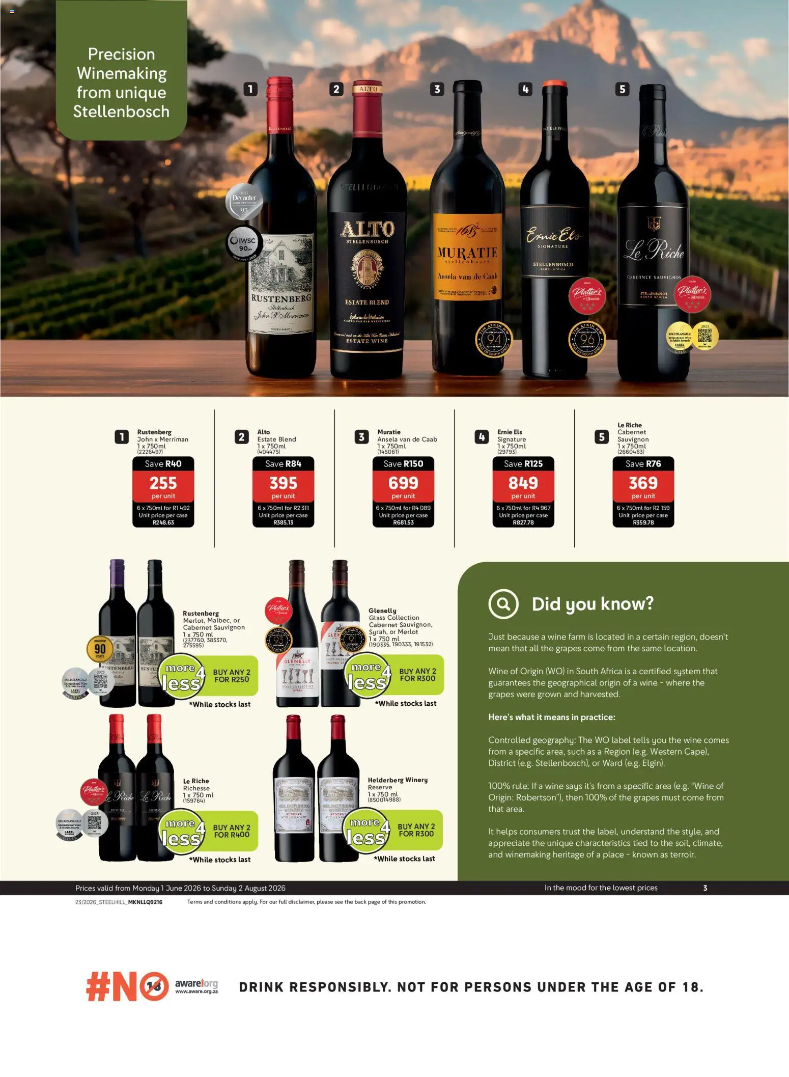 New Makro catalogue – valid from 01.06.2026 | Page: 3 | Products: Case, Wine, Grapes