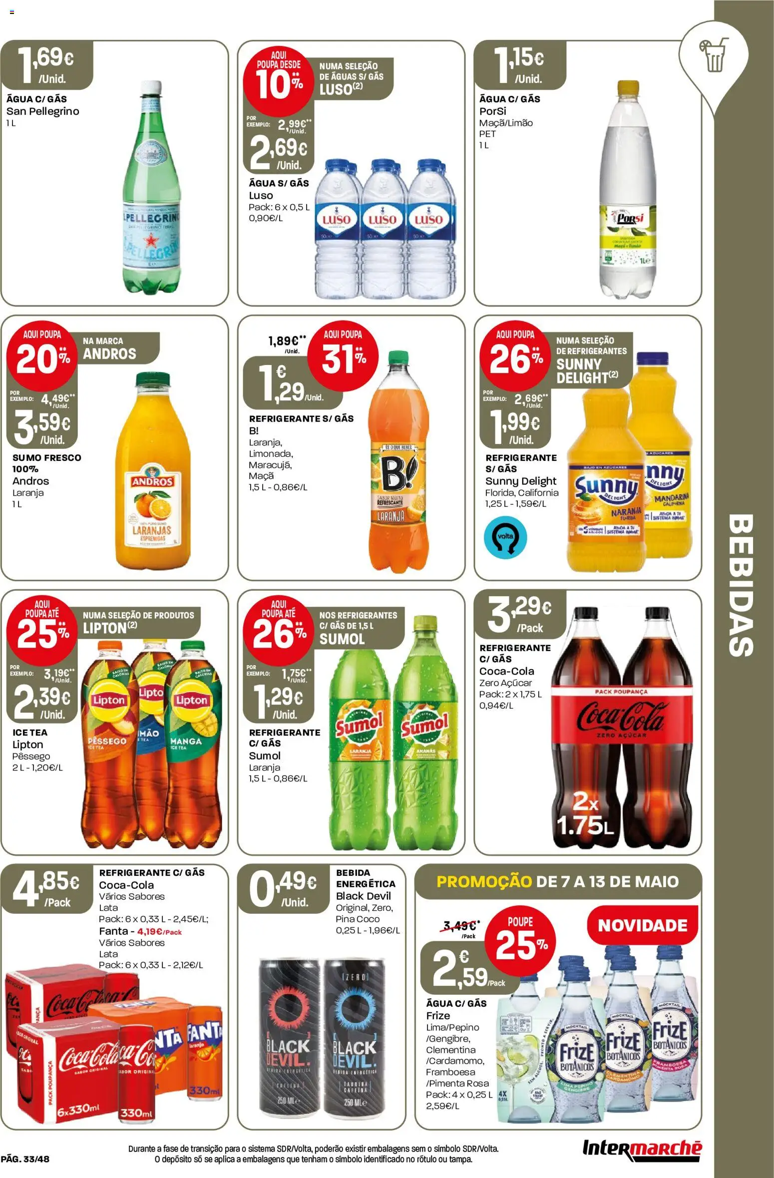 Intermarché folheto | 07/05/2026 |  🎉 Como obter um desconto limitado? Poupe ainda hoje! | Portugal