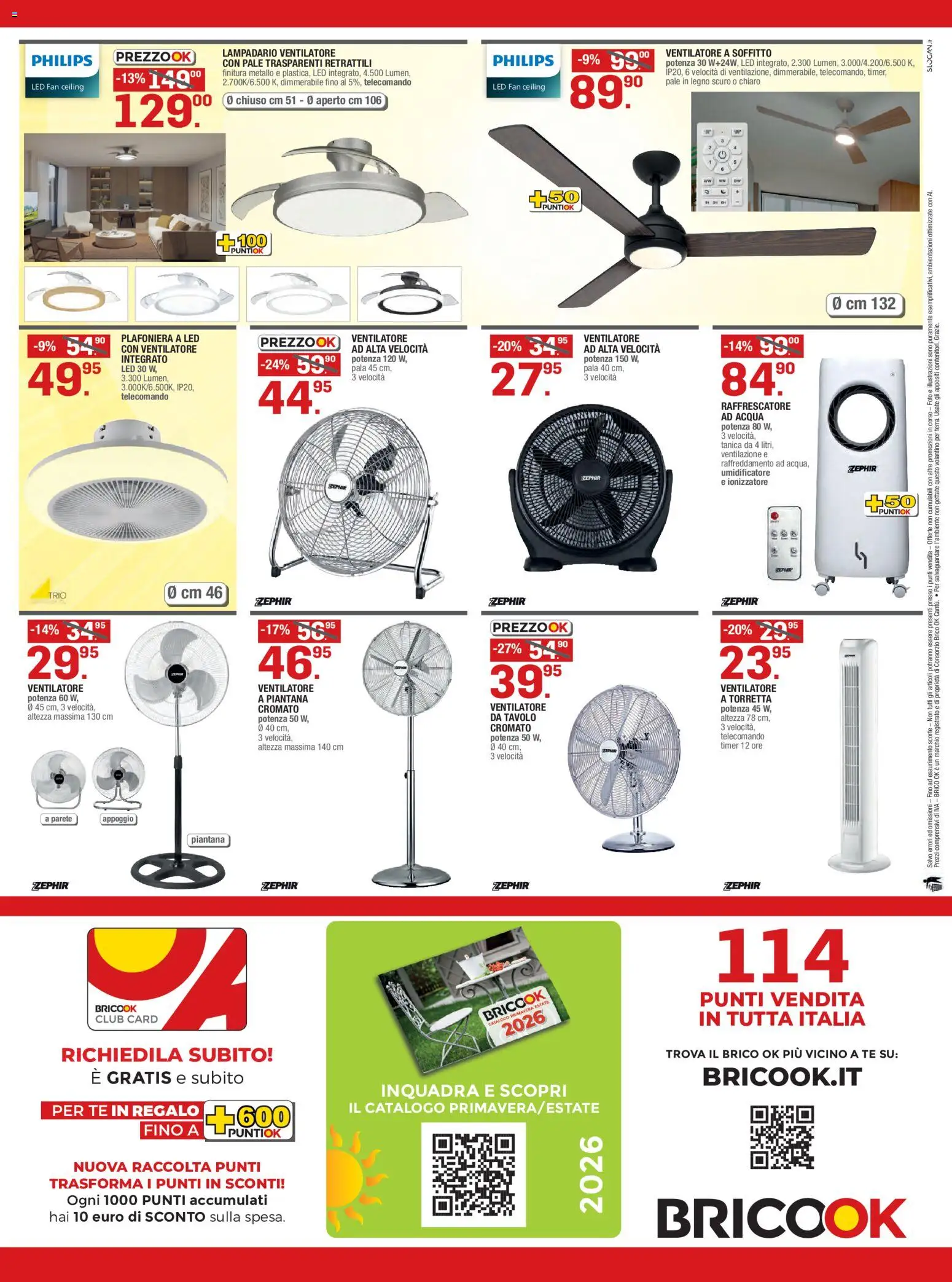Volantino Brico OK del 09/07/2026 | Pagina: 8 | Prodotti: Ventilatore, Acqua, Tanica, Fan