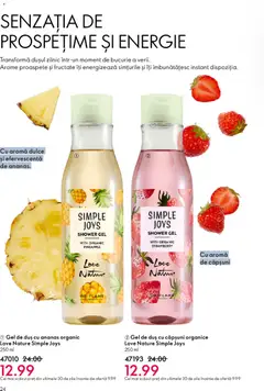 Ofertele Oriflame valabile de la 27.05.2026 | Pagină: 24 | Produse: Duș, Gel de duș, Ananas, Căpșuni