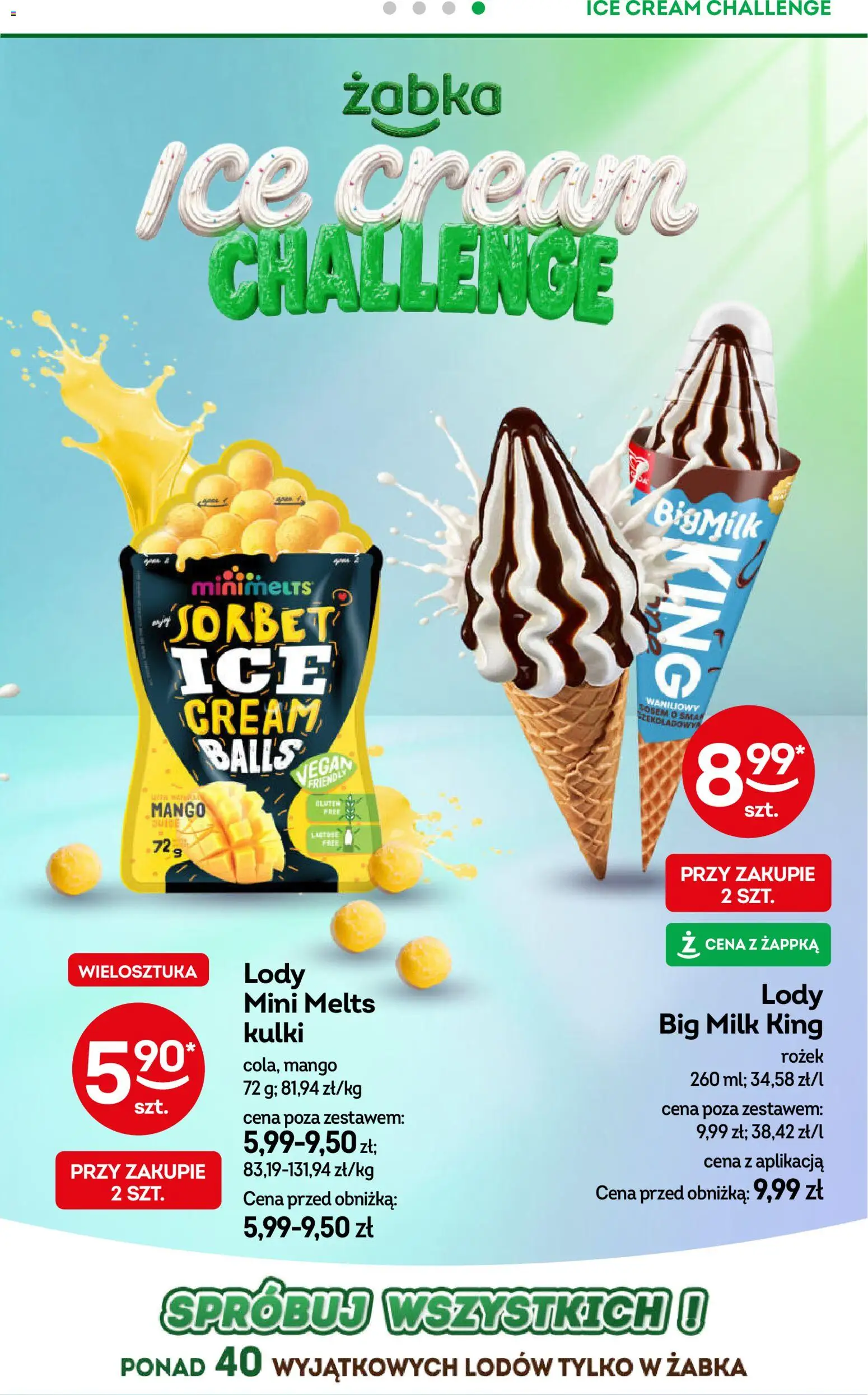 Żabka gazetka od 20.05.2026 | Strona: 7 | Produkty: Mango, Sorbet, Lody mini, Lody