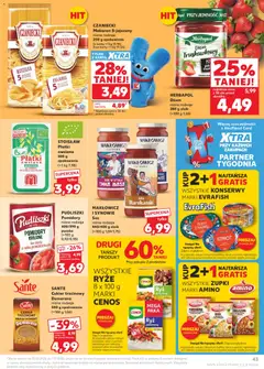 Pogląd oferty "STOISŁAW Płatki owsiane, 500 g opakowanie" - ważna od 25.06.2026 | Strona: 43