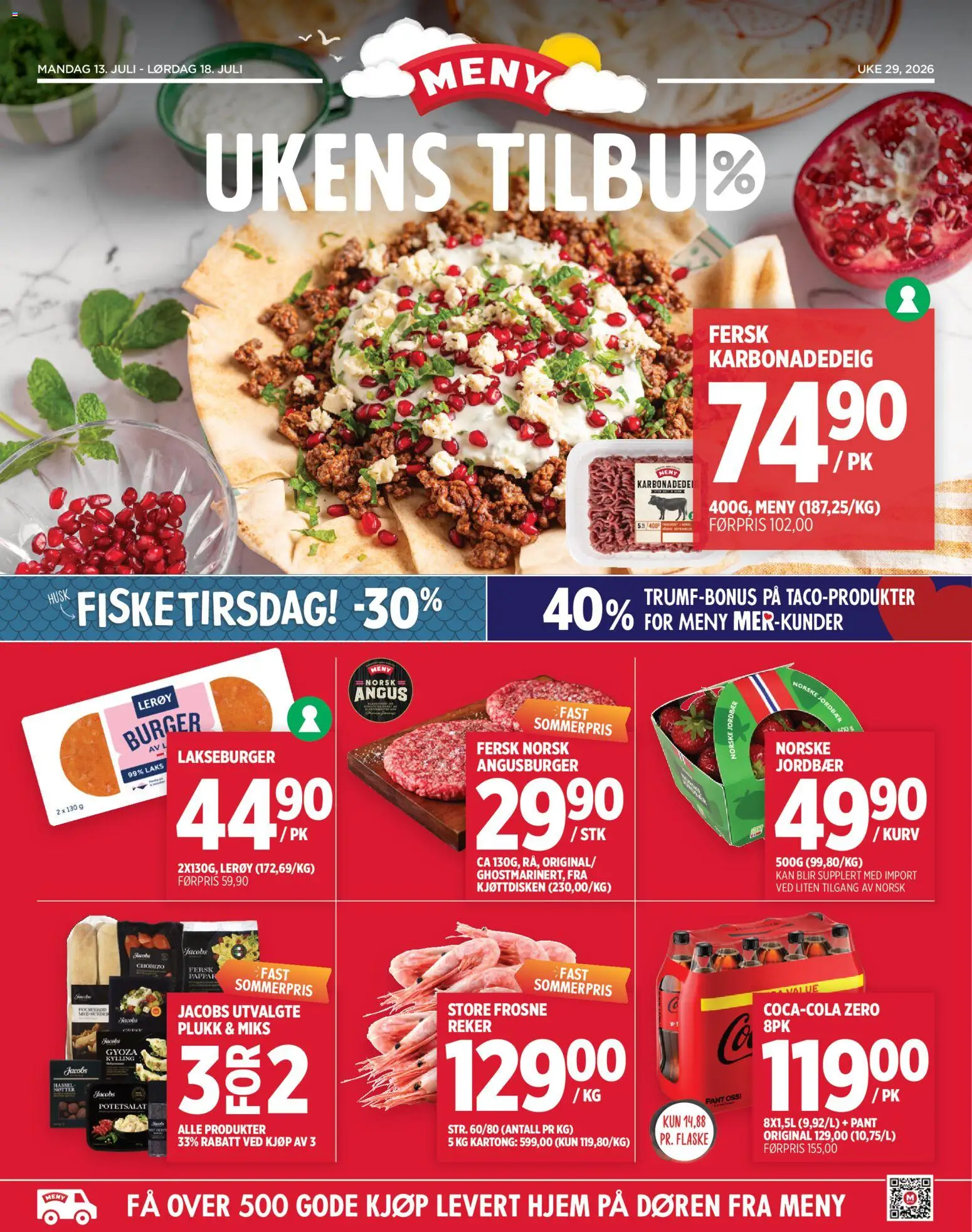 Meny kundeavis (13/07/2026 - 18/07/2026) catalogue cover