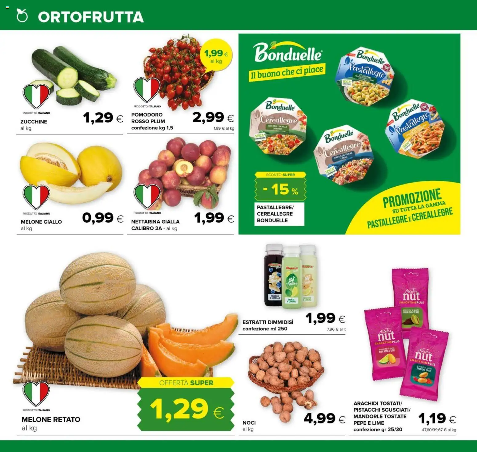 Volantino Oasi del 29/07/2026 | Pagina: 4 | Prodotti: Noci, Mandorle, Lime, Pistacchi