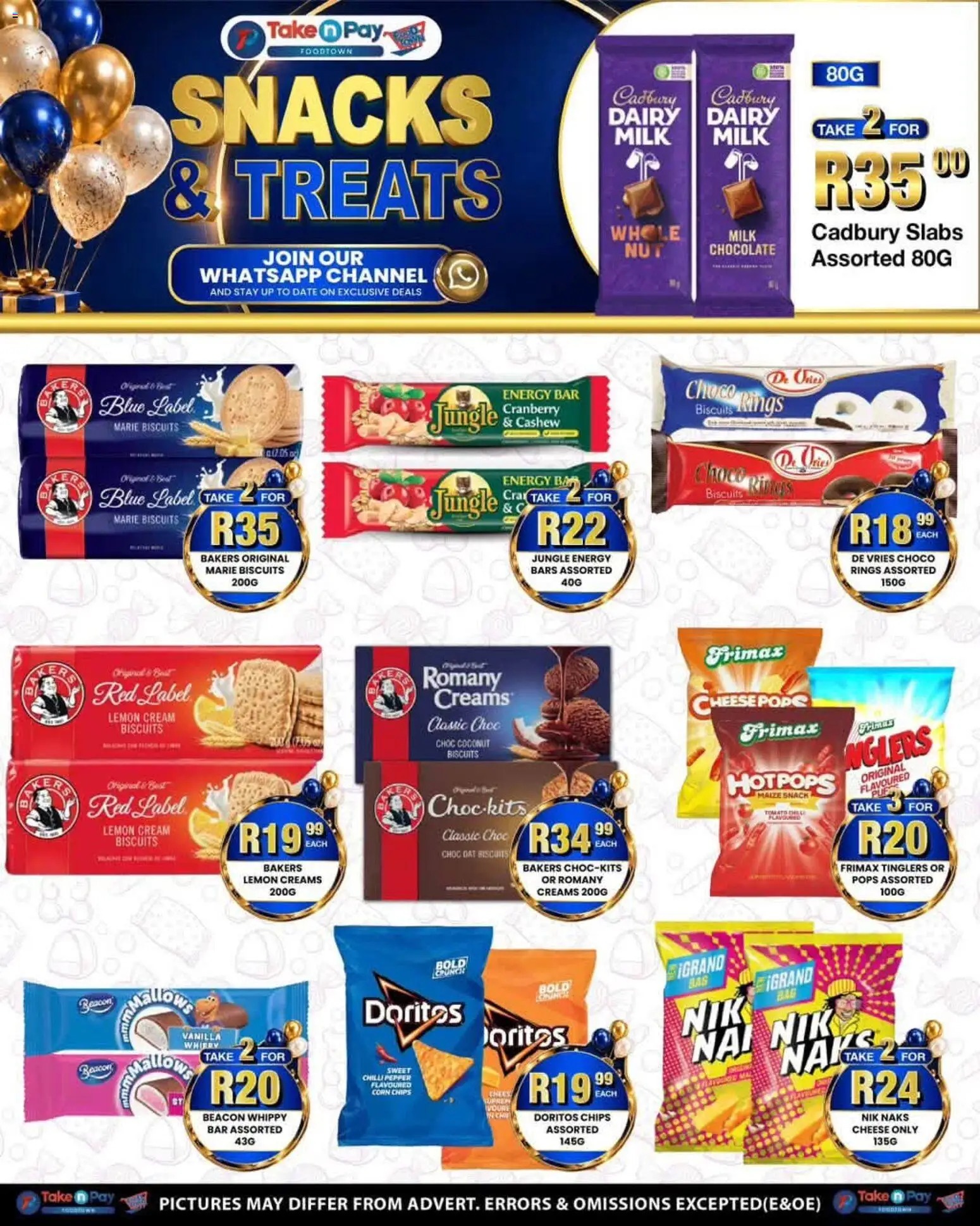 New Take n Pay catalogue – valid from 07/09/2026 | Page: 13 | Products: Cheese, Snacks, Cream, Whole milk