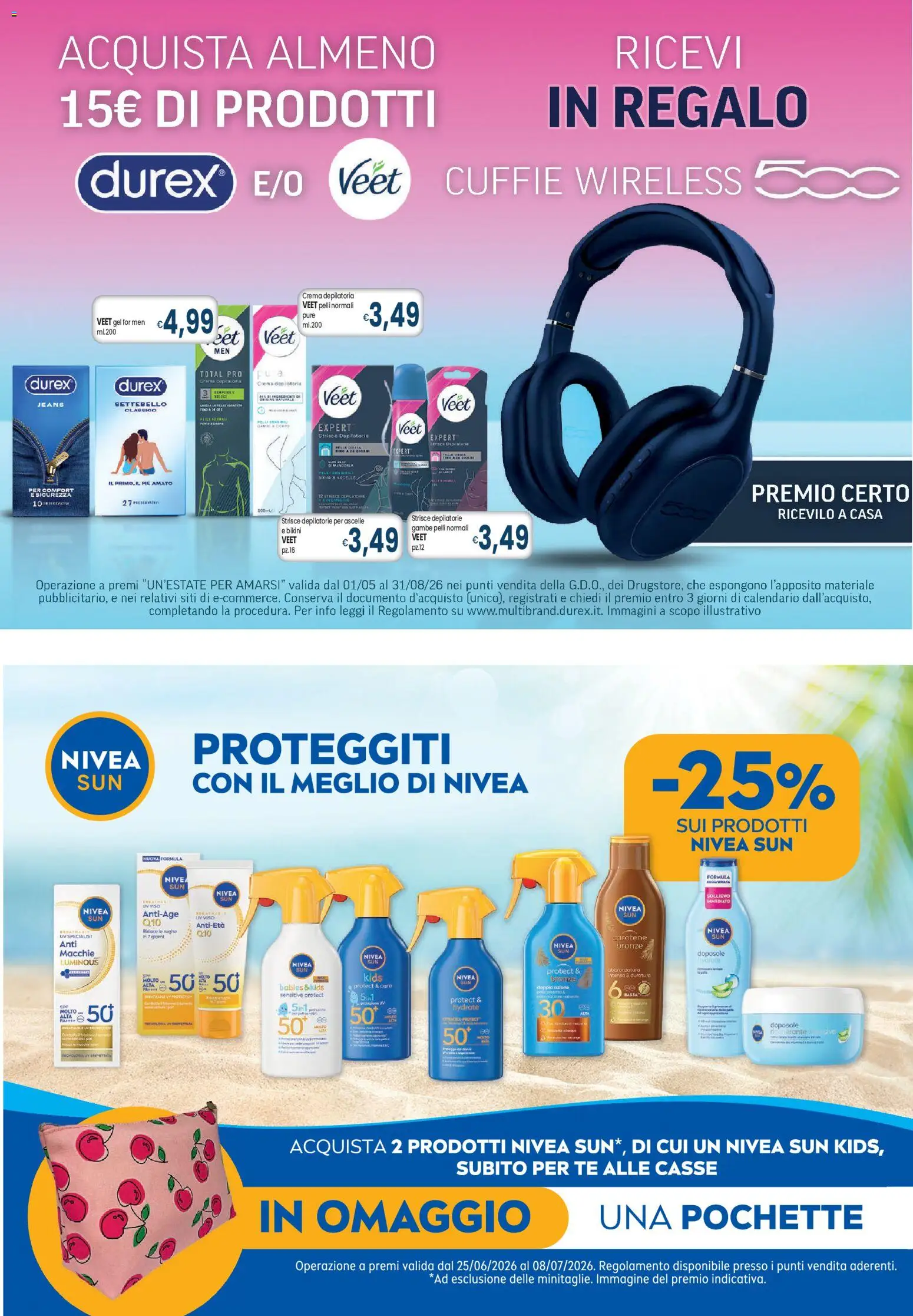 Volantino Galassia del 16/07/2026 | Pagina: 6 | Prodotti: Crema depilatoria, Tè, Bikini, Jeans