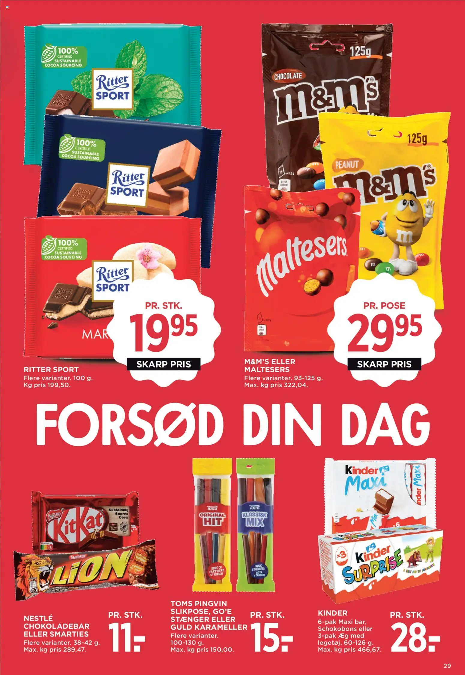 Meny tilbudsavis – gyldig fra 29.05.2026 | Side: 42 | Produkter: Æg, Karameller
